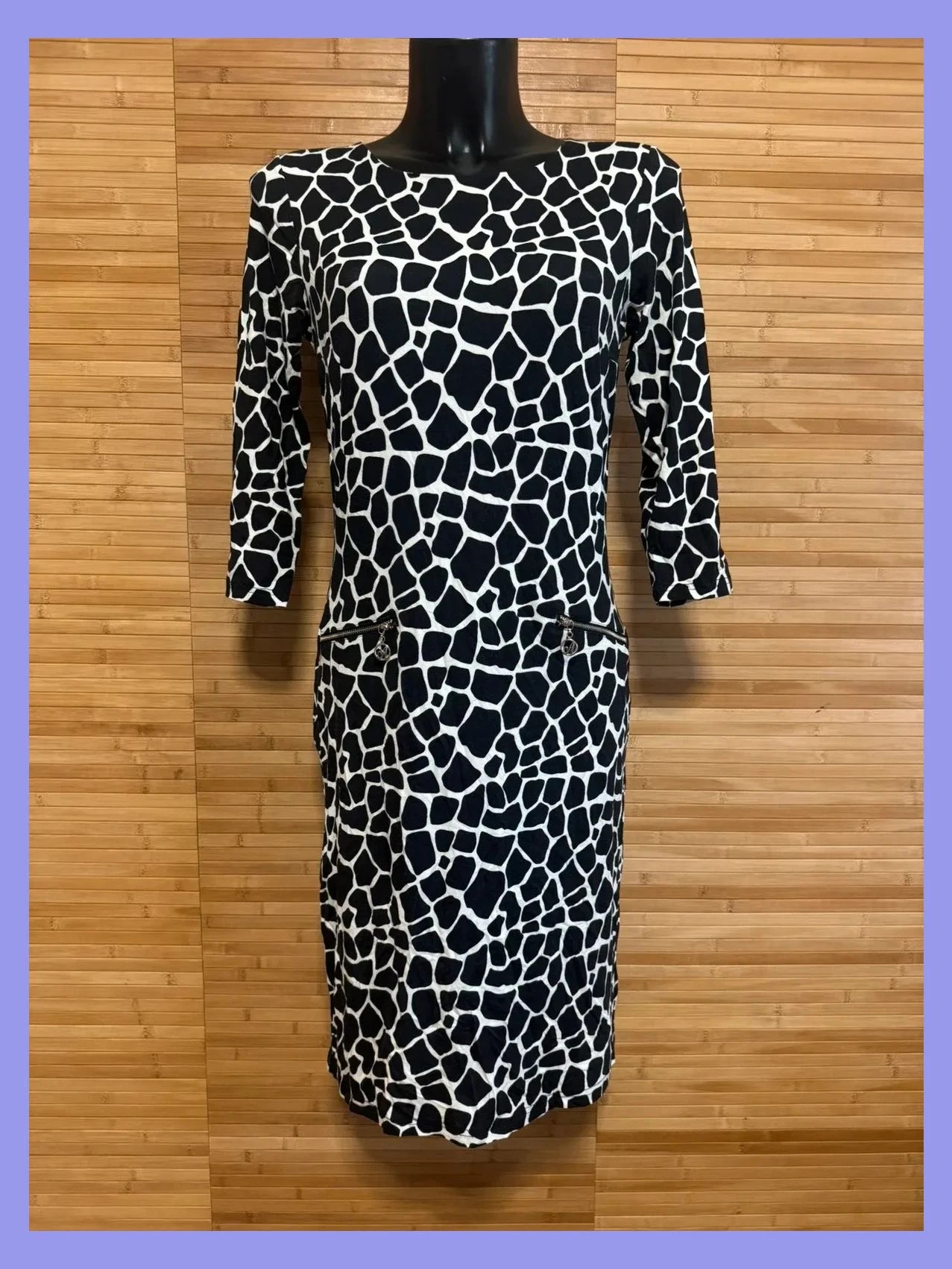 Divino vestido bicolor de Angelle Milán , talla M 😍
