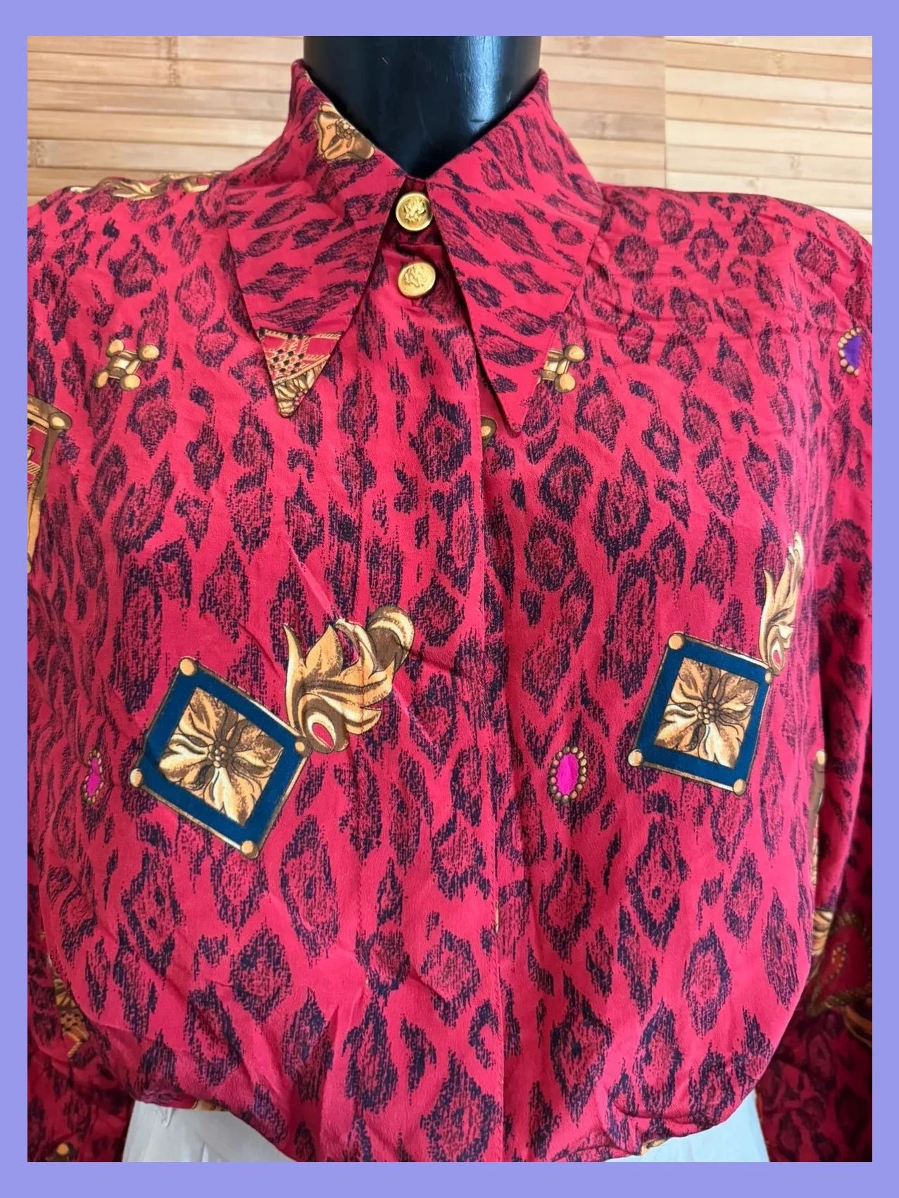 Espectacular blusa vintage 100% seda de Louis Feraud talla 44 😍 – Louis Féraud – taille XL / 42 / 14 3