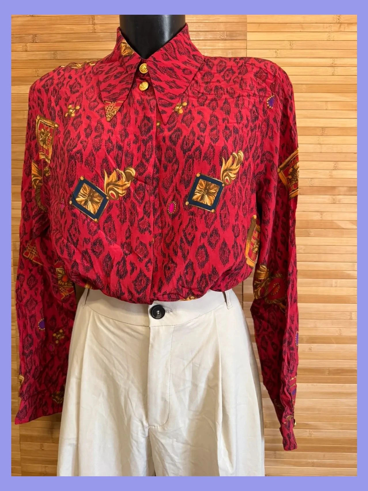 Espectacular blusa vintage 100% seda de Louis Feraud talla 44 😍 – Louis Féraud – taille XL / 42 / 14 2