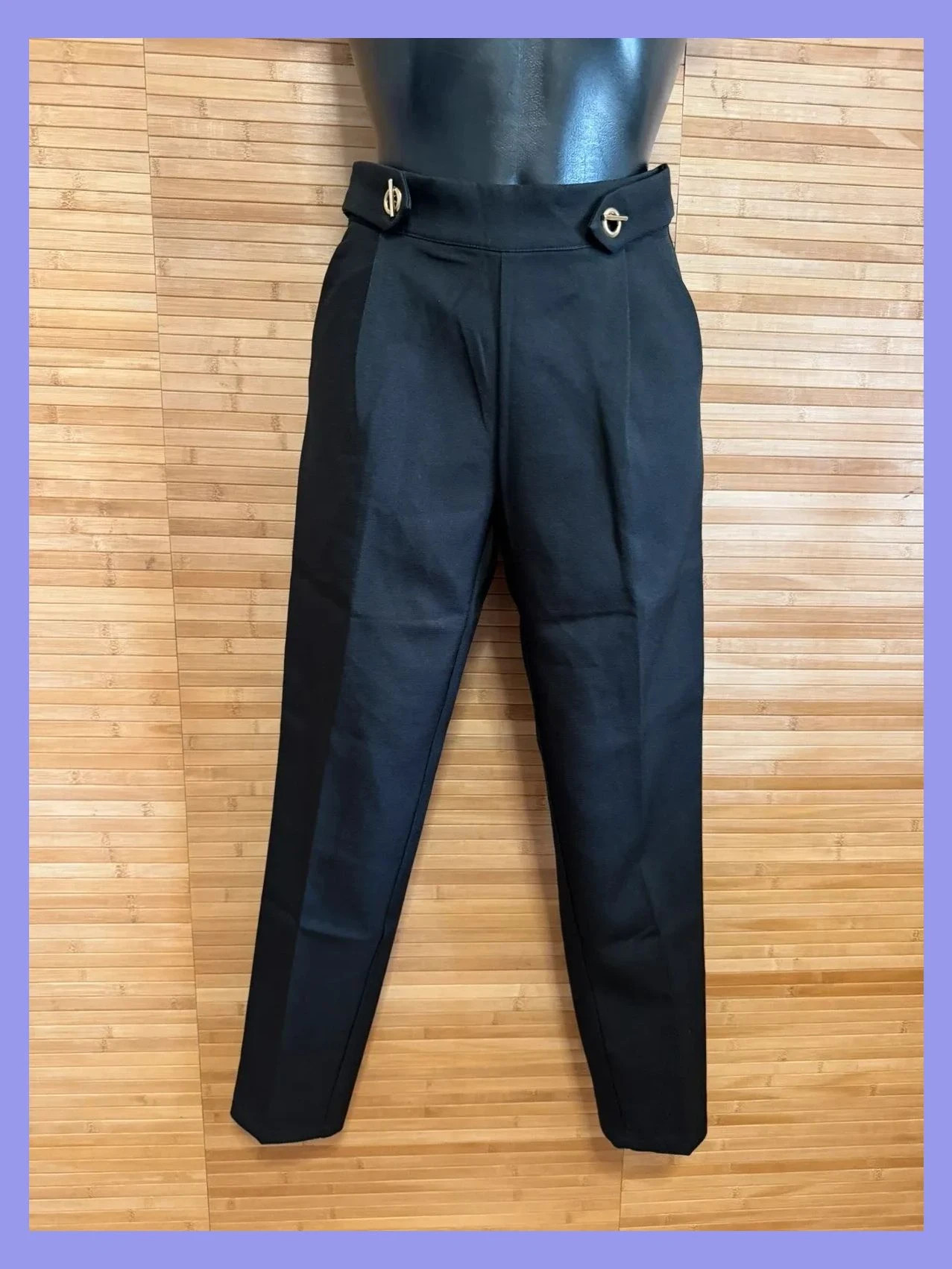 Elegante pantalón pinza de marca Ryujee , talla S 😍