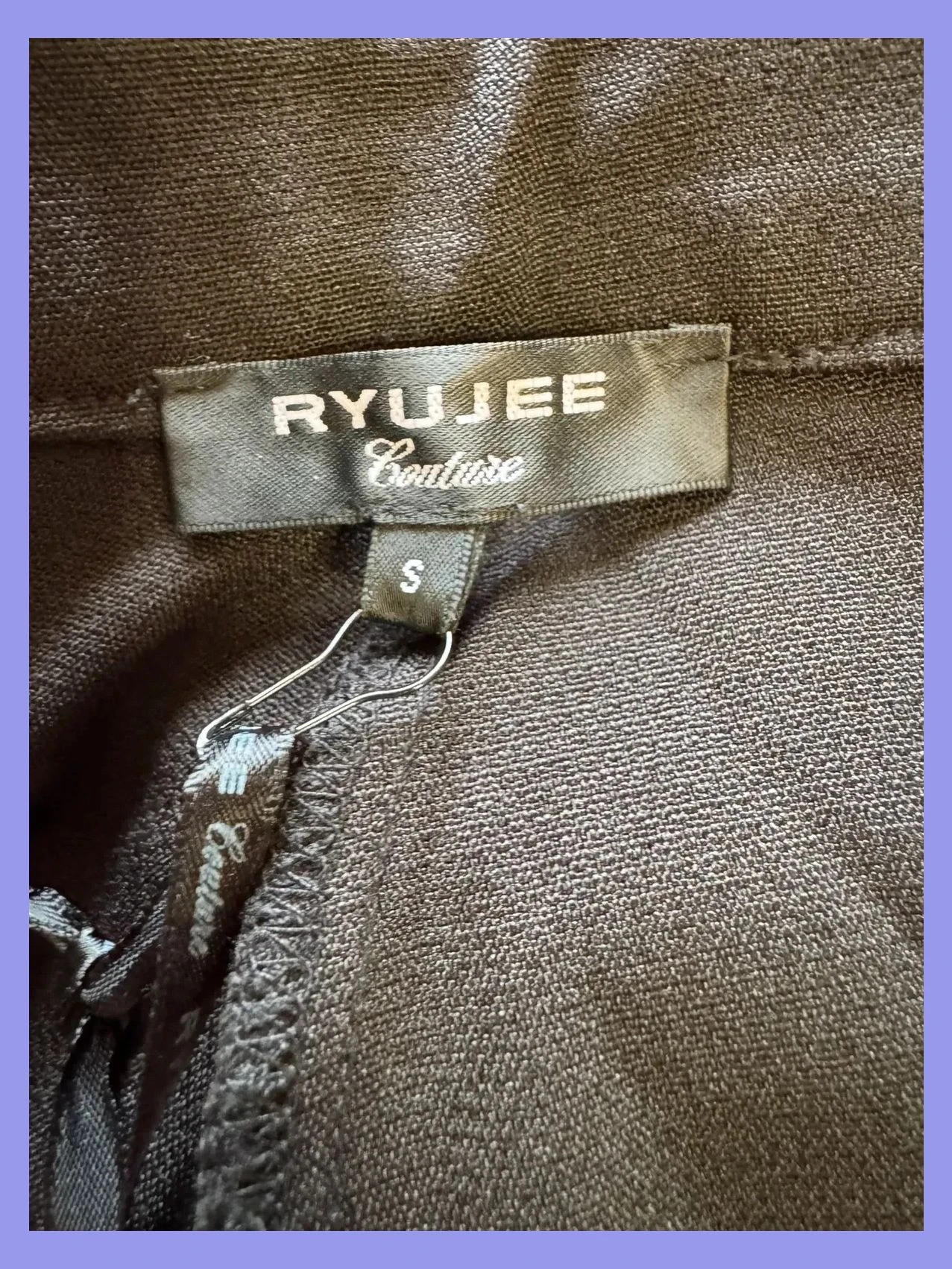 Elegante pantalón pinza de marca Ryujee , talla S 😍 – Ryujee – taille S / 36 / 8 5