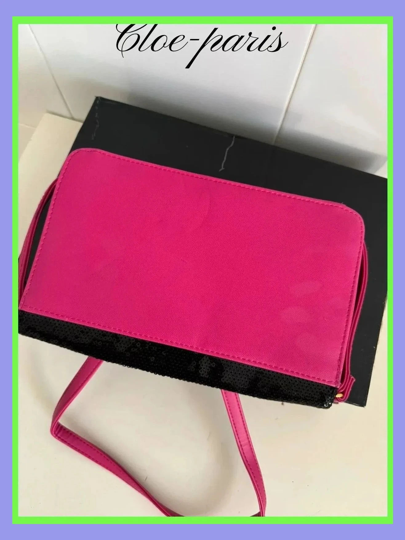 Divino bolso lentejuelas de Juicy Couture , rosa fucsia y negro 😍 – Juicy Couture 4