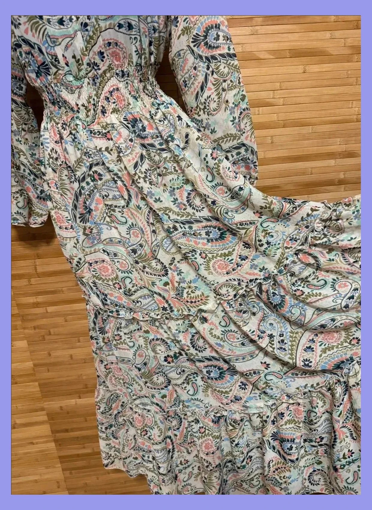 Divino vestido largo estampado flores de Kate and Lily 😍talla 8 americana, 40 españa – Kate Lily – taille L / 40 / 12 5