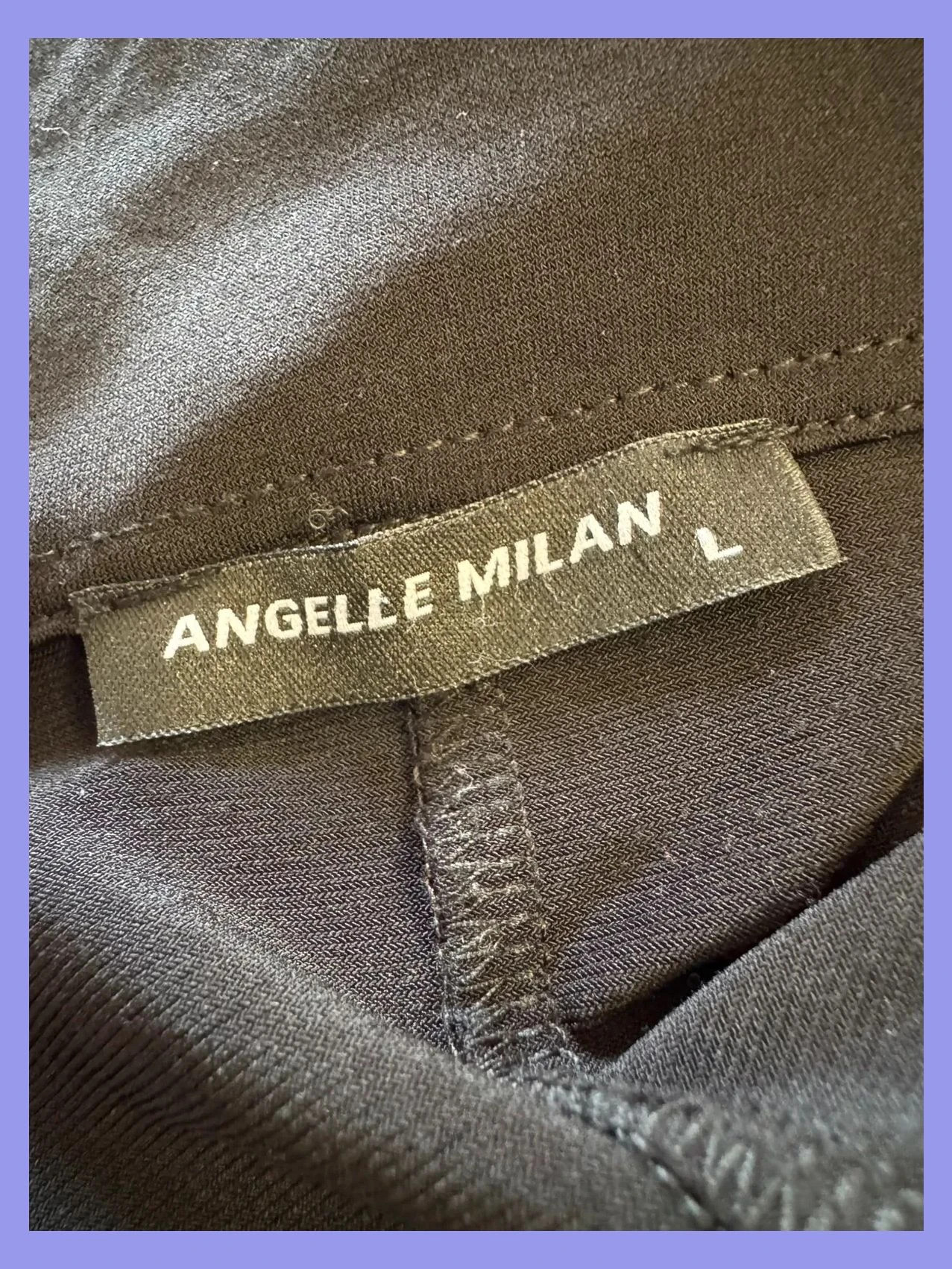 Divino mono negro elástico marca Angelle Milan talla L 😍 – Angelle Milan – taille L / 40 / 12 5