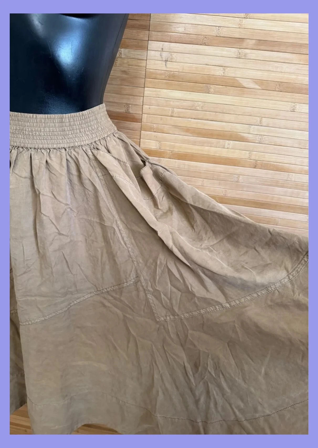 Espectacular falda midi vuelo 100% seda de marca Dkny , talla S 😍 – DKNY – taille S / 36 / 8 3
