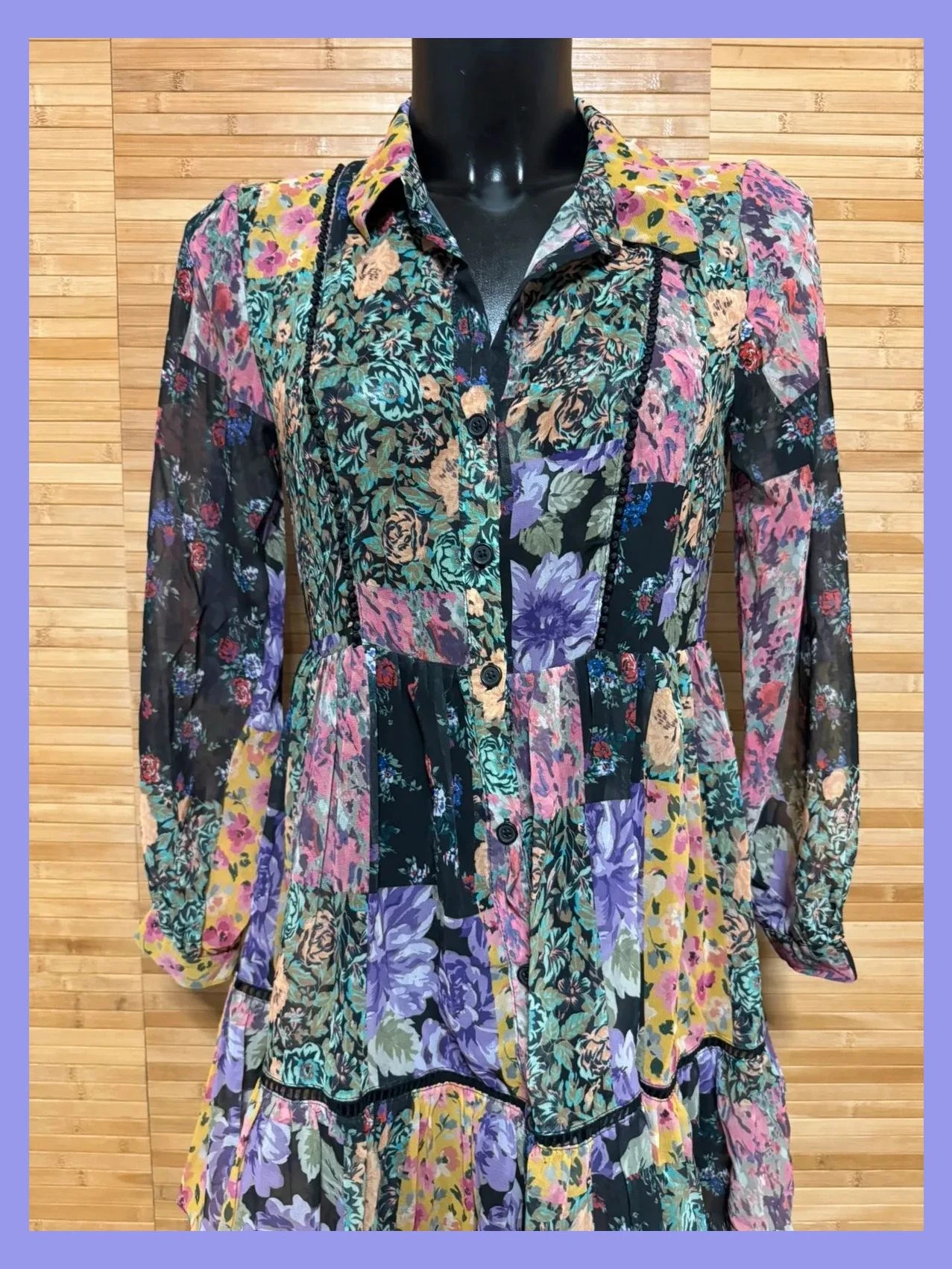 Vestido estampado flores de Zara , talla S 😍 – Zara – taille S / 36 / 8 3