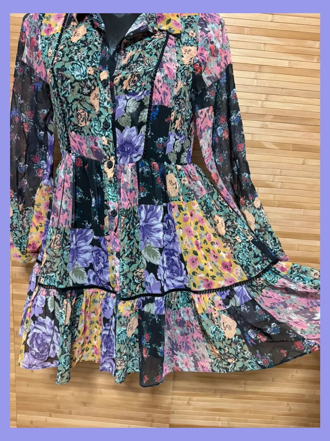 Vestido estampado flores de Zara , talla S 😍 – Zara – taille S / 36 / 8 4