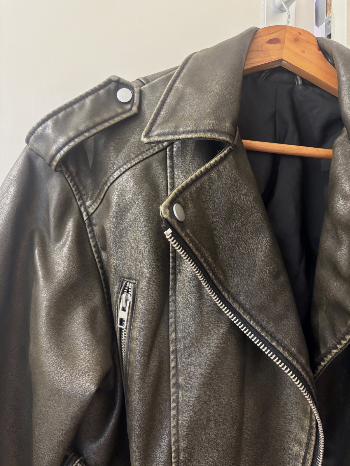 veste en cuir Taille S – vintage dressing – taille S 2