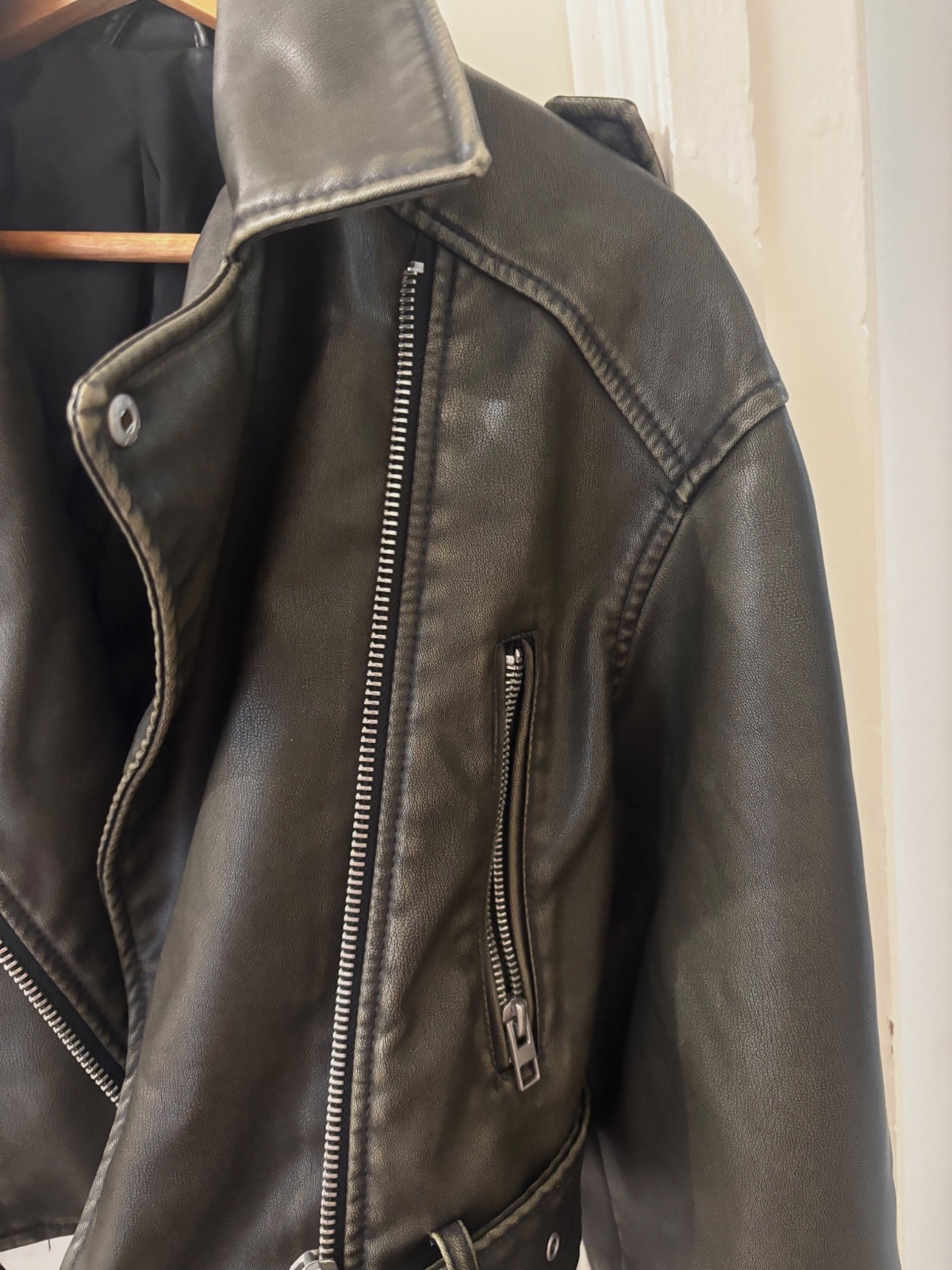 veste en cuir Taille S – vintage dressing – taille S 3
