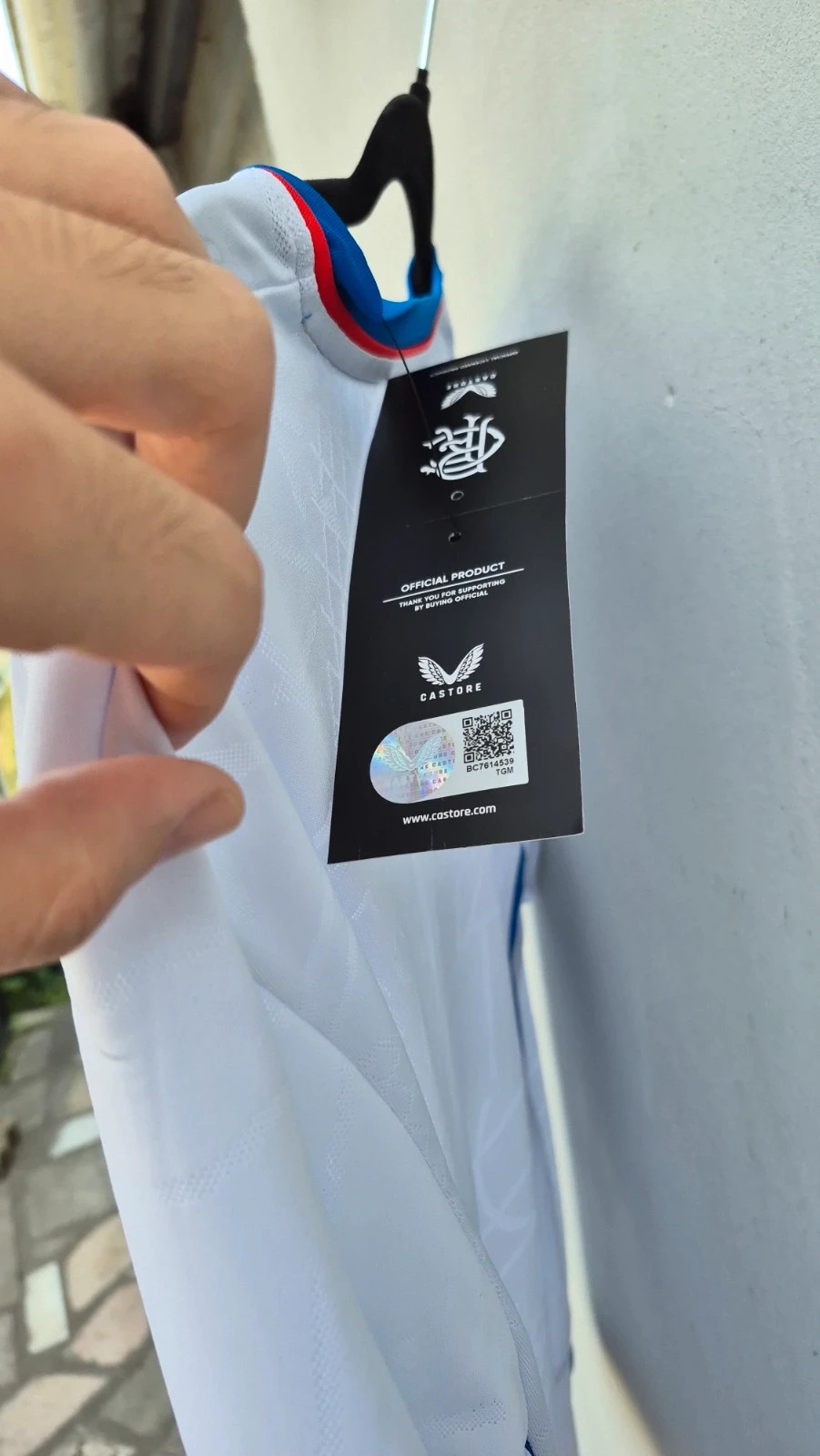 Maillot rangers – Castore – taille L 4