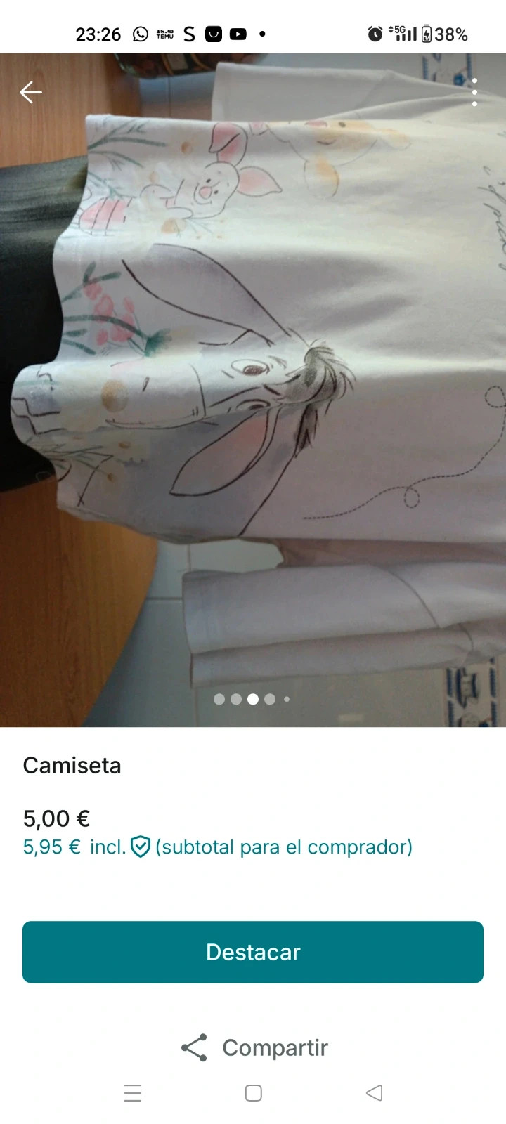 Camiseta Disney – Disney – taille M / 38 / 10 3