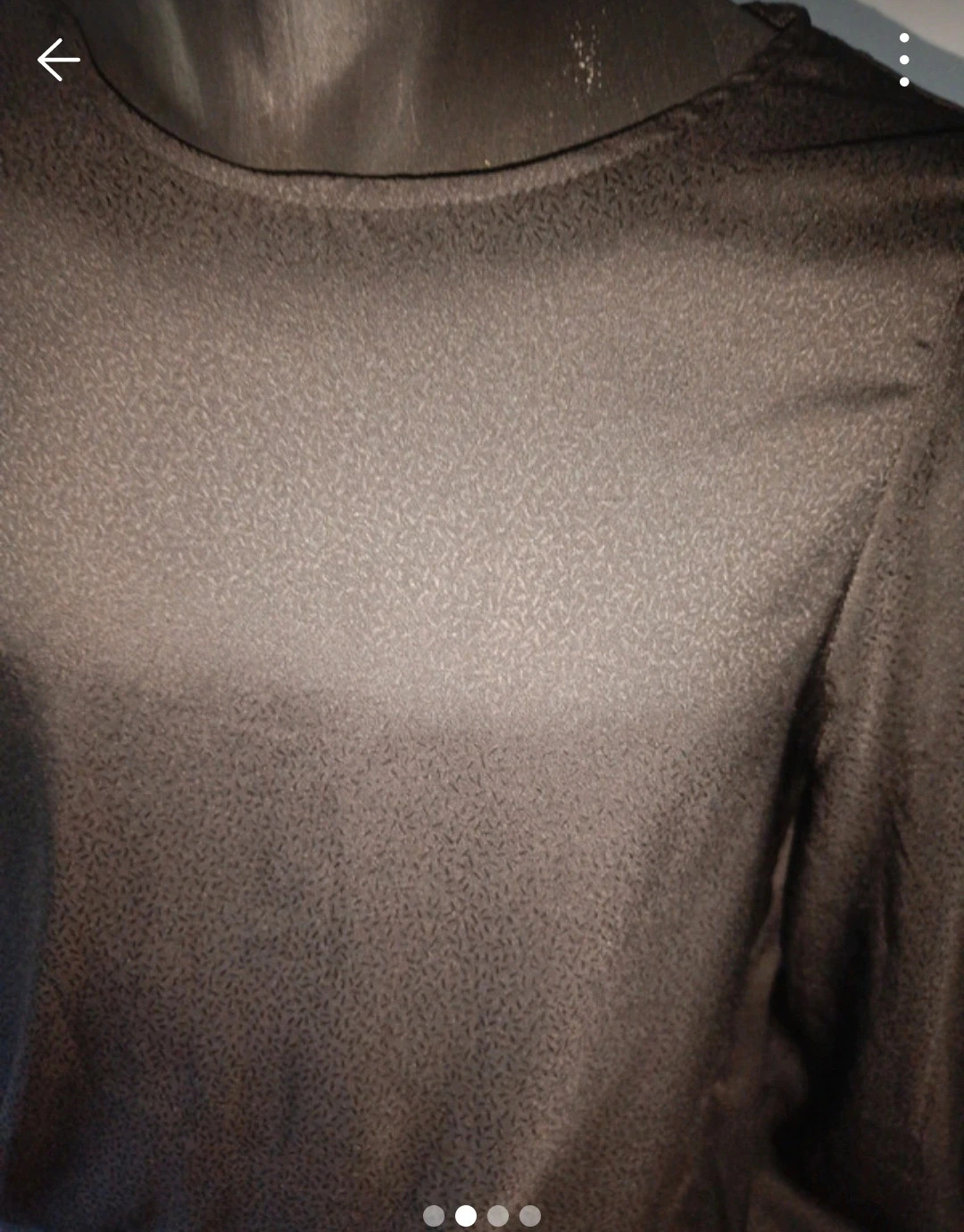 Bluson negro manga larga raso – taille L / 40 / 12 2