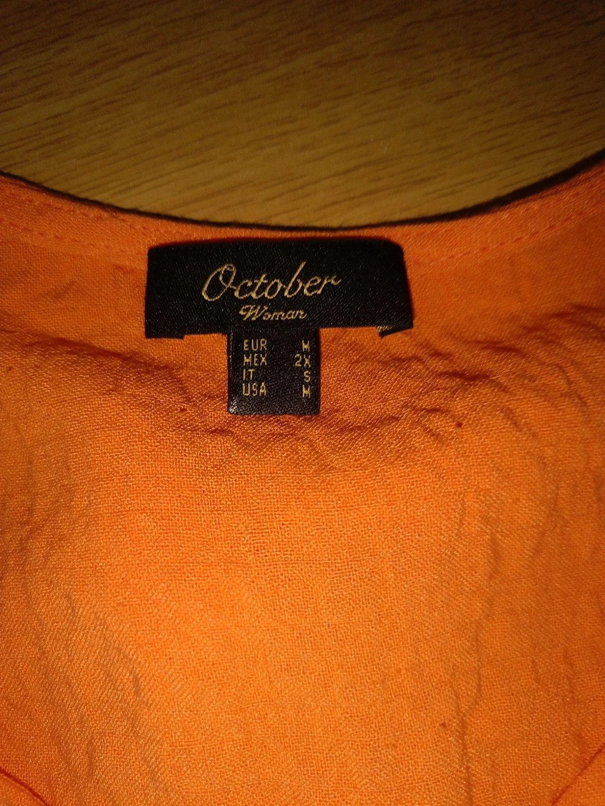 October camiseta tipo bluson – october – taille L / 40 / 12 5