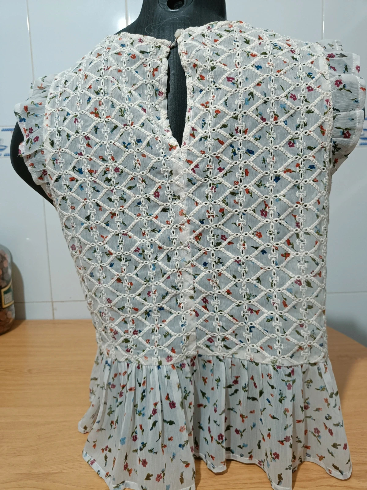 Dos piezas lote por precio de una camisetas manga corta – Zara – taille M / 38 / 10 5