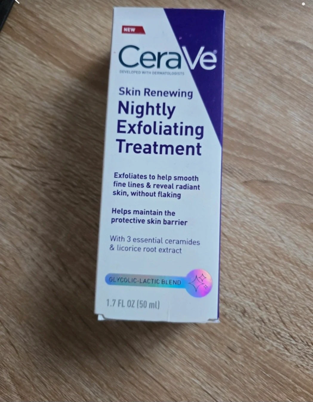 Soin exfoliant de nuit CeraVe Skin Renewing 50ml