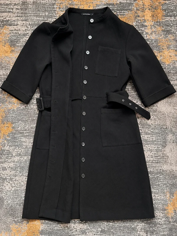 Robe-manteau noire