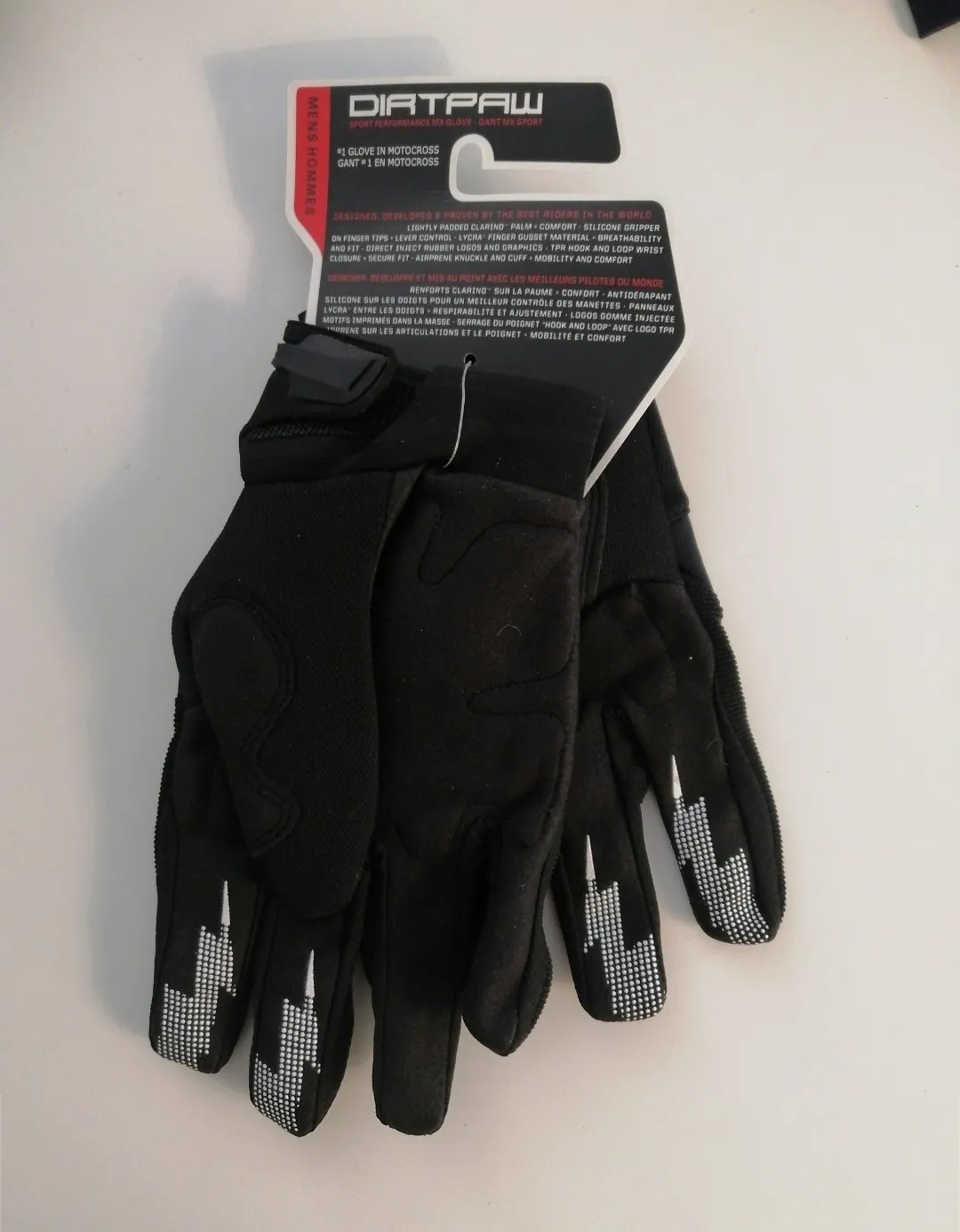 Gants de protection Fox Dirtpaw bleus pour deux-roues et trottinette — Taille L – Fox 4