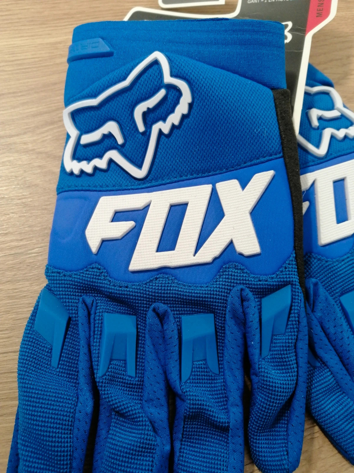 Gants de protection Fox Dirtpaw bleus pour deux-roues et trottinette Taille L – Fox – taille Taille unique 5