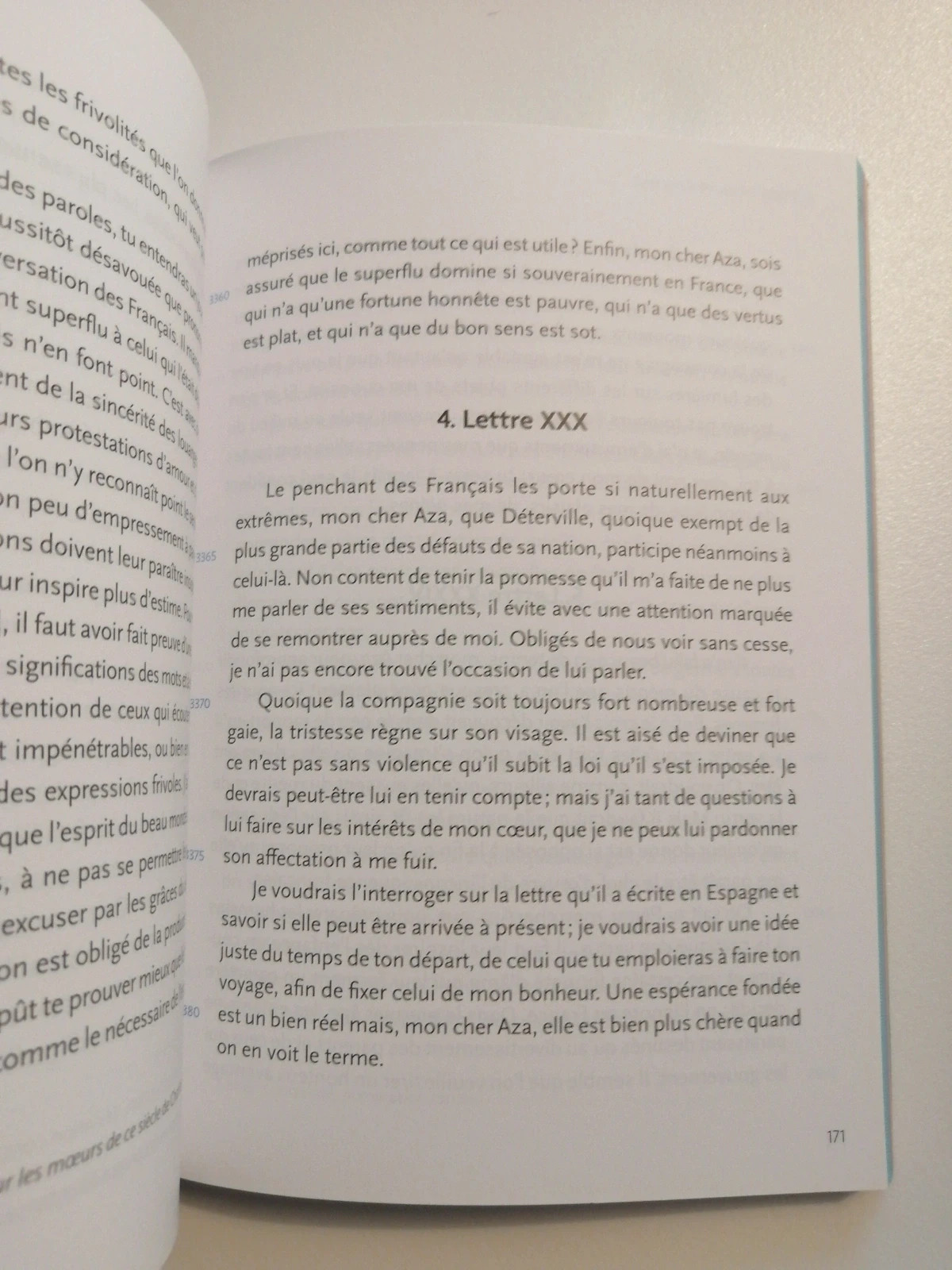 Livre Bac Lettres d'une Péruvienne de Françoise de Graffigny - Édition Déclic Lycée – edition declic lycée – taille L 3