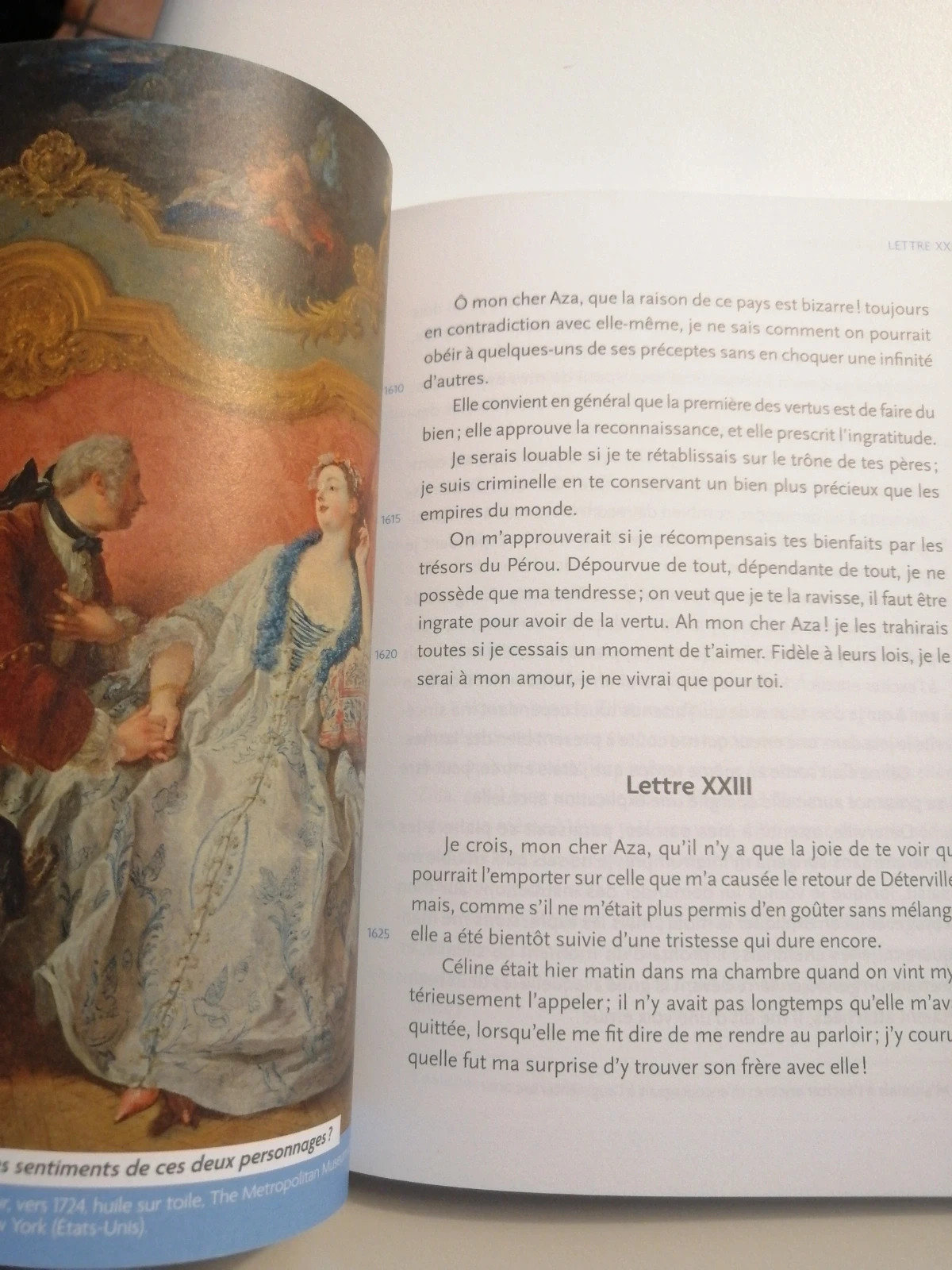 Livre Bac Lettres d'une Péruvienne de Françoise de Graffigny - Édition Déclic Lycée – edition declic lycée – taille L 5