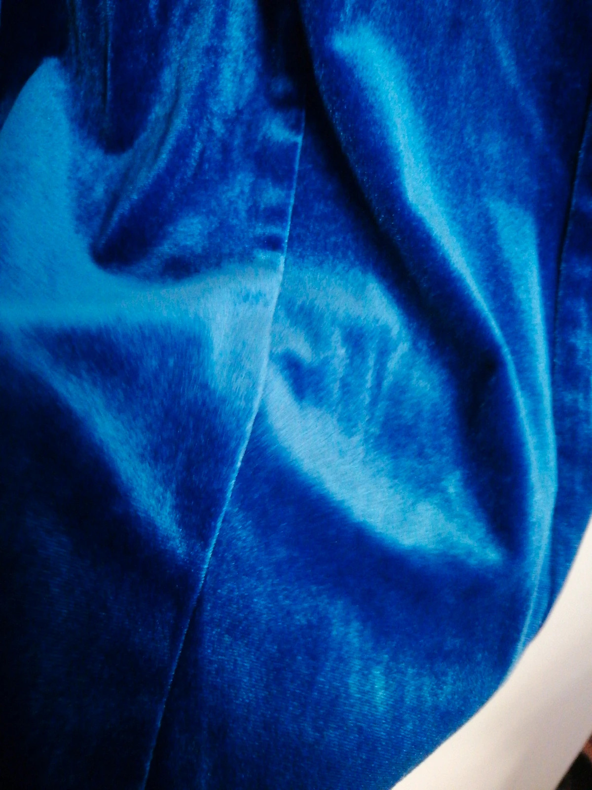 Robe velour bleu roi bershka – Bershka – taille L 3