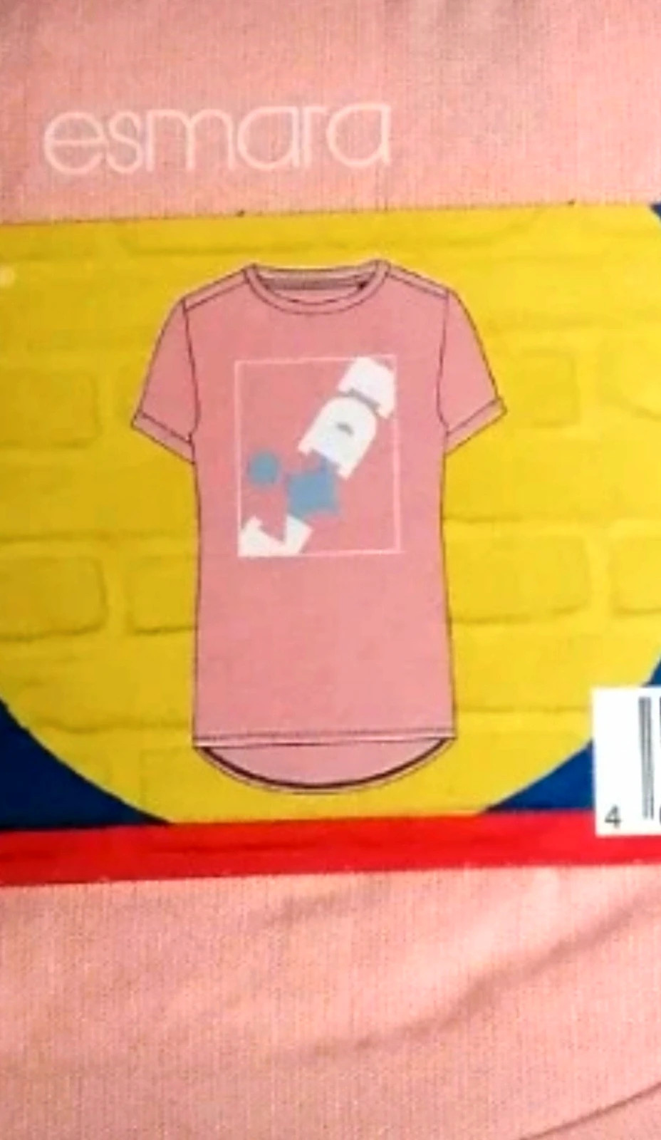 T-shirt femme rose Neuf sous emballage avec étiquette Taille L 42/44 – Esmara – taille L / 40 / 12 2