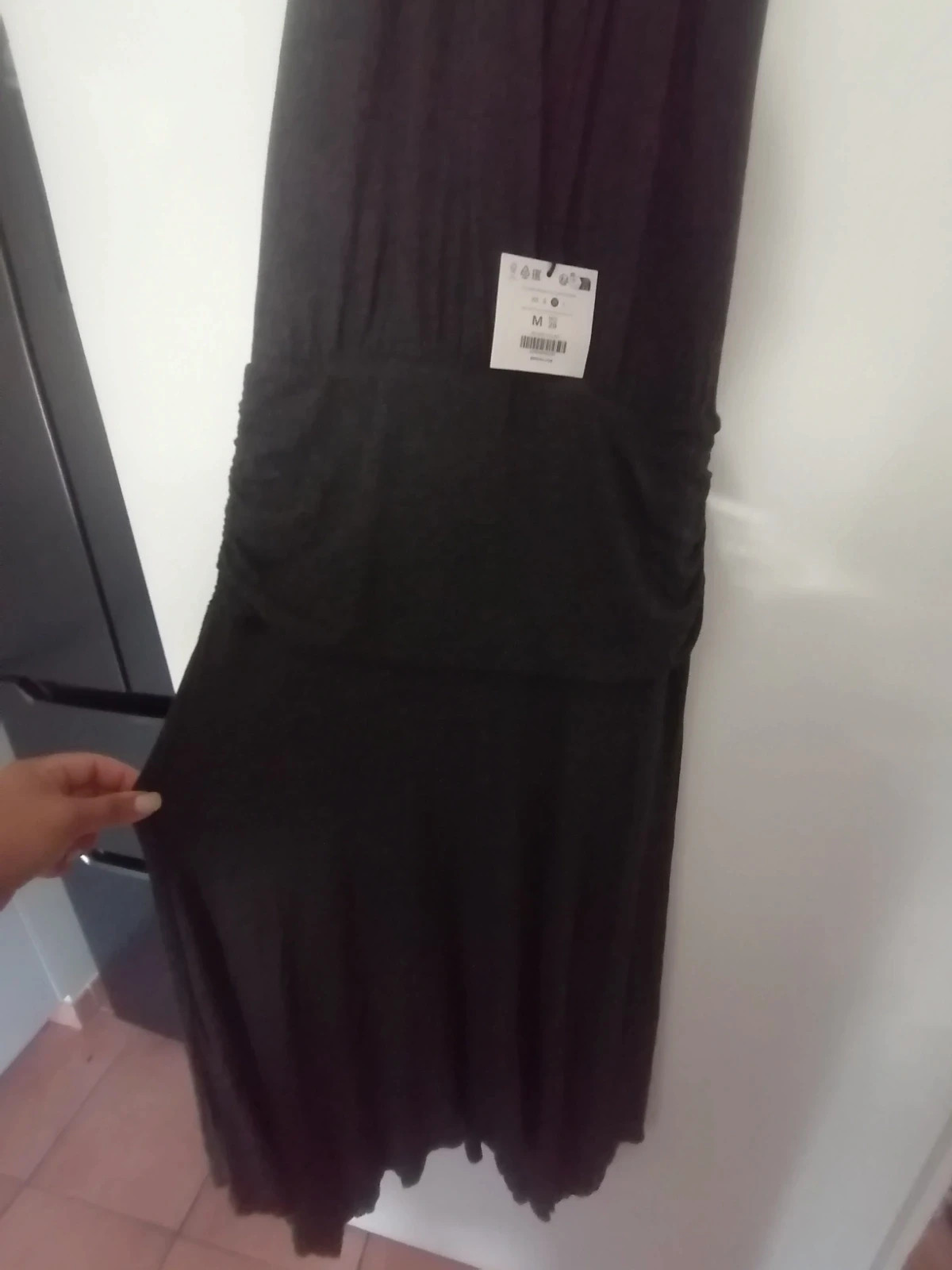 Robe grise asymétrique bershka – Bershka – taille M 5