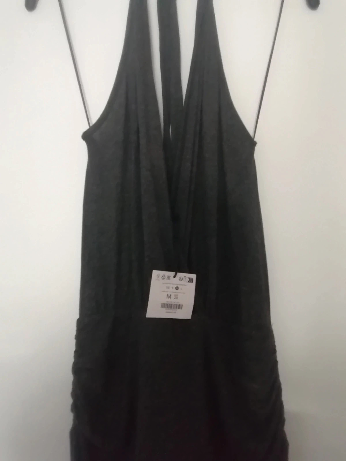 Robe grise asymétrique bershka – Bershka – taille M 2