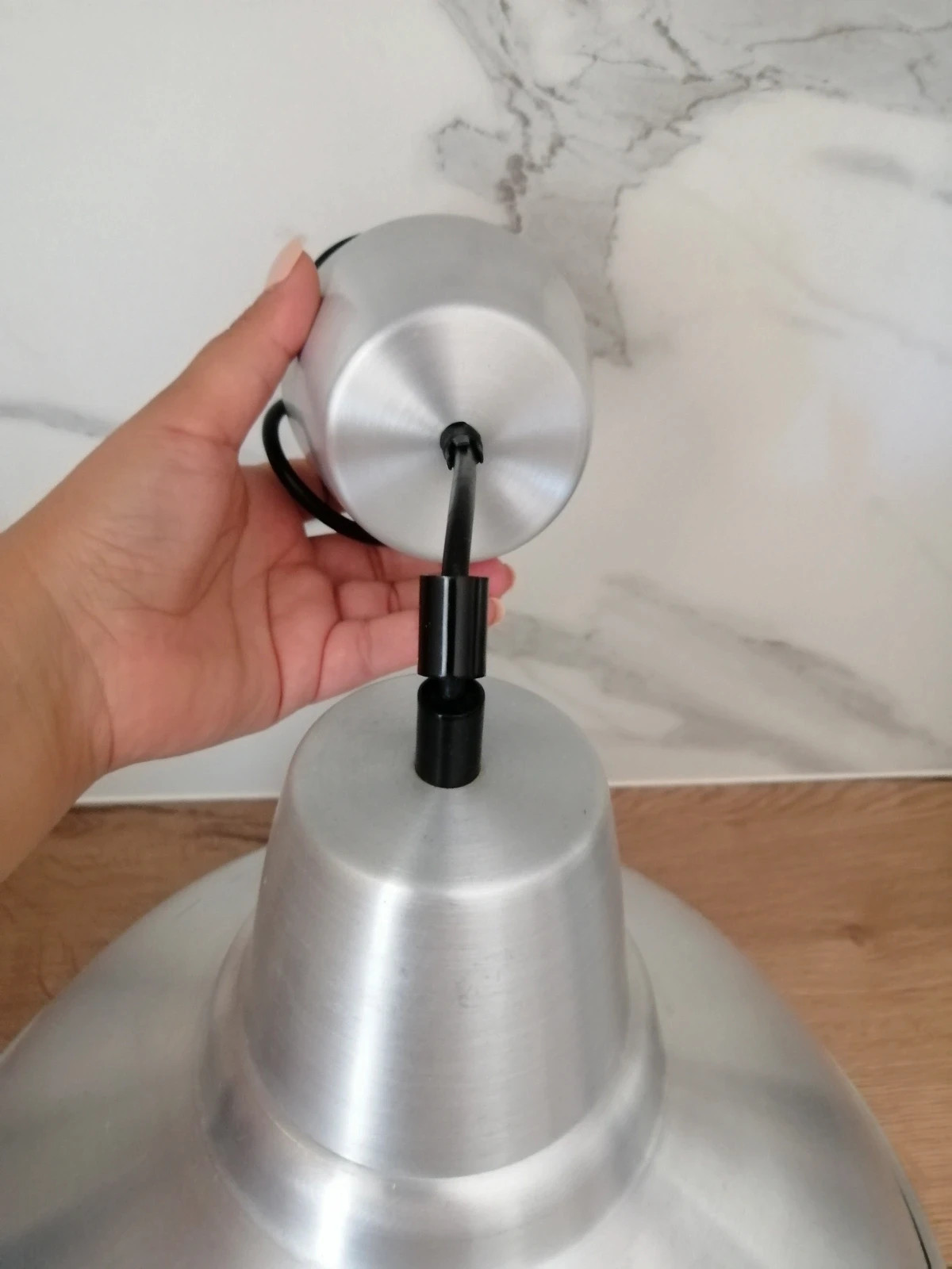 Luminaire suspension gris – IKEA 2