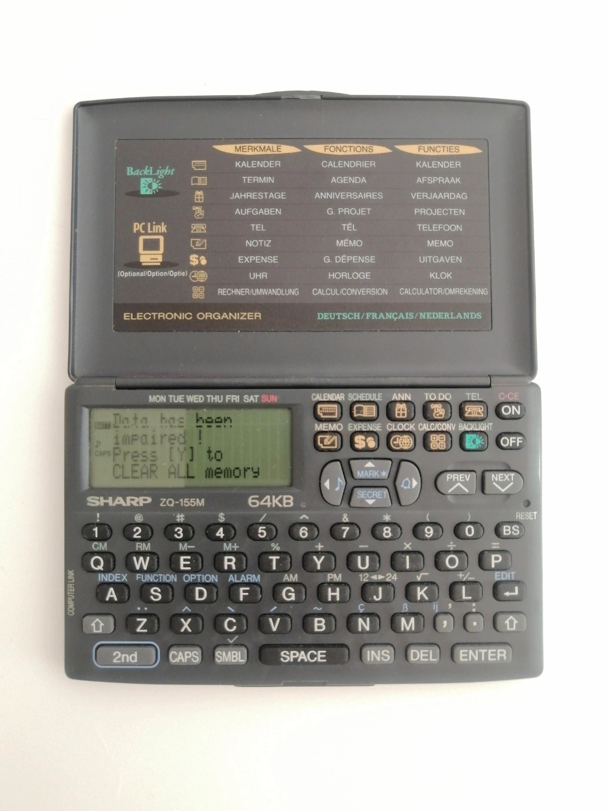 Agenda électronique sharp ZQ-155M 64KB – SHARP
