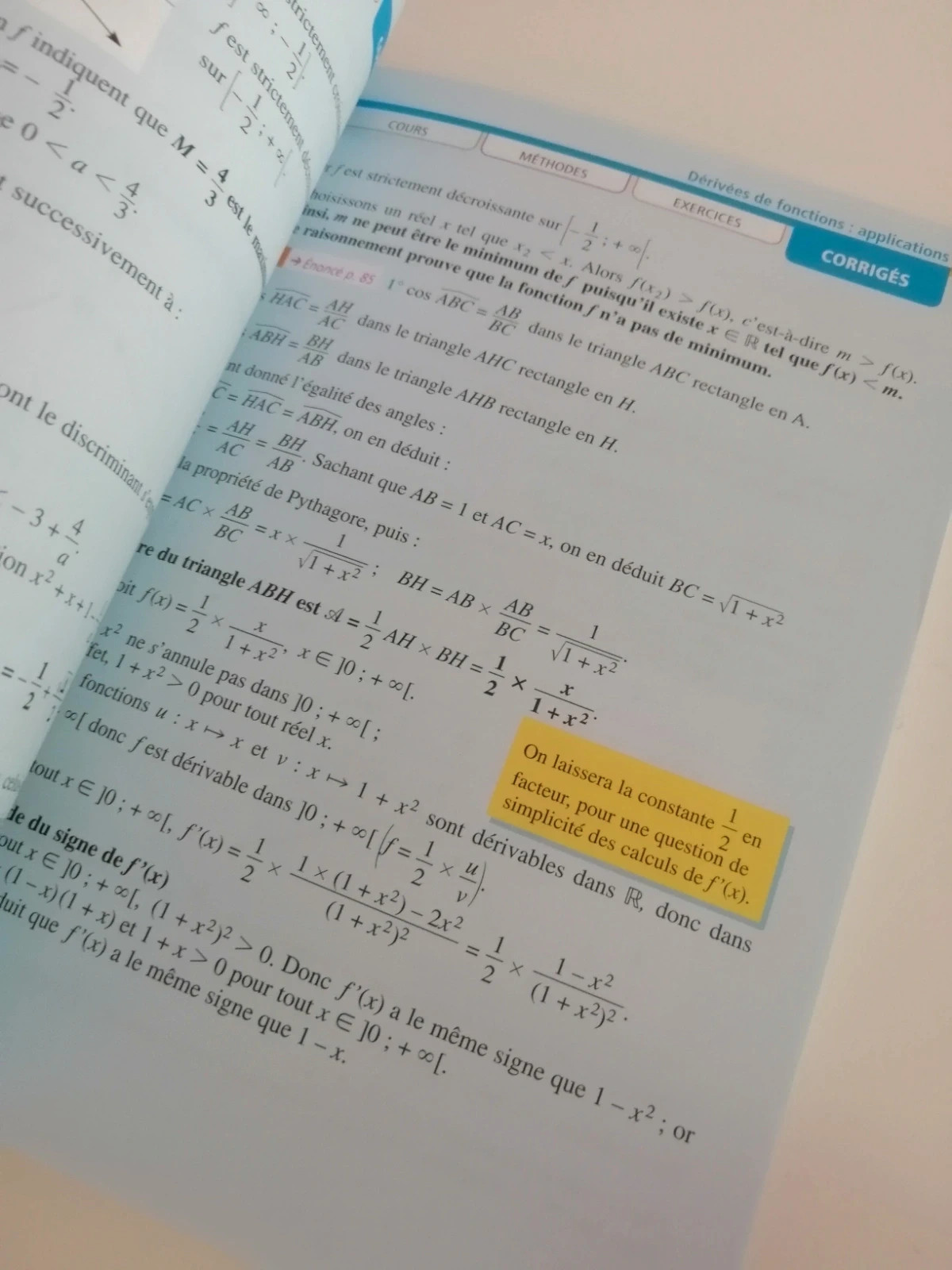 Objectif bac 1ere S – hachette 4
