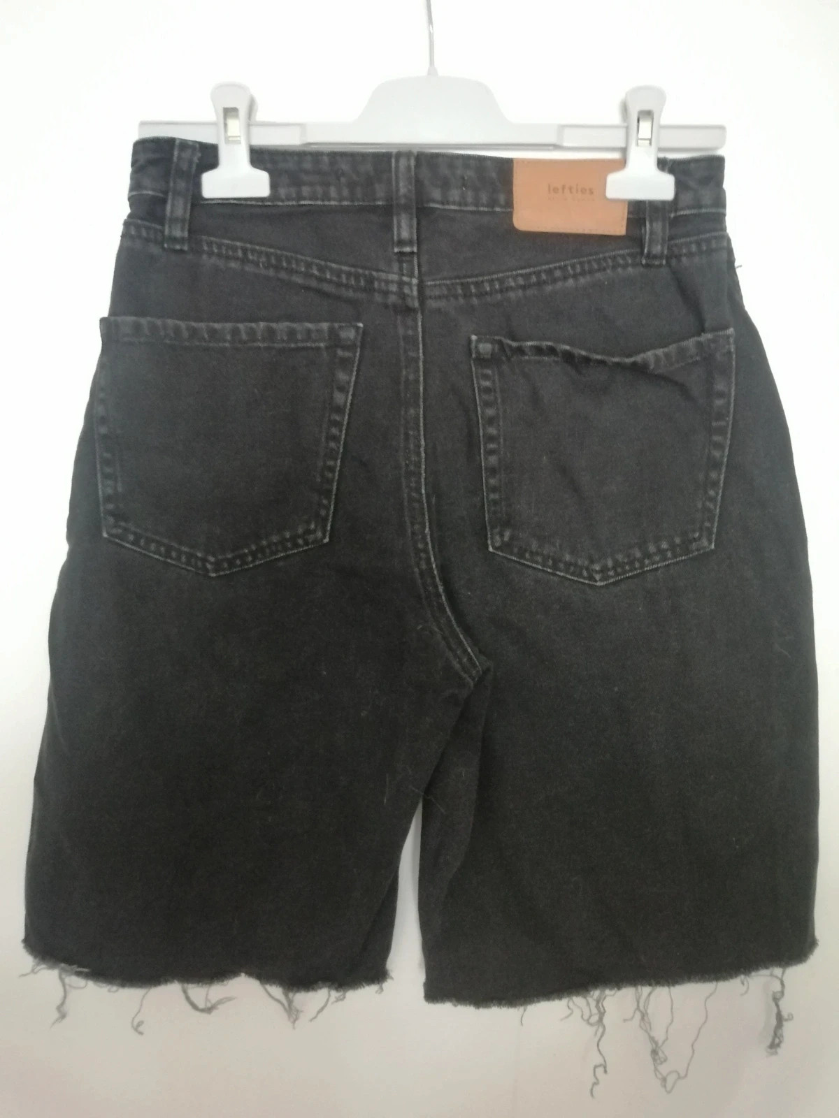 Bermuda jean noir letfies – Lefties – taille 36 2
