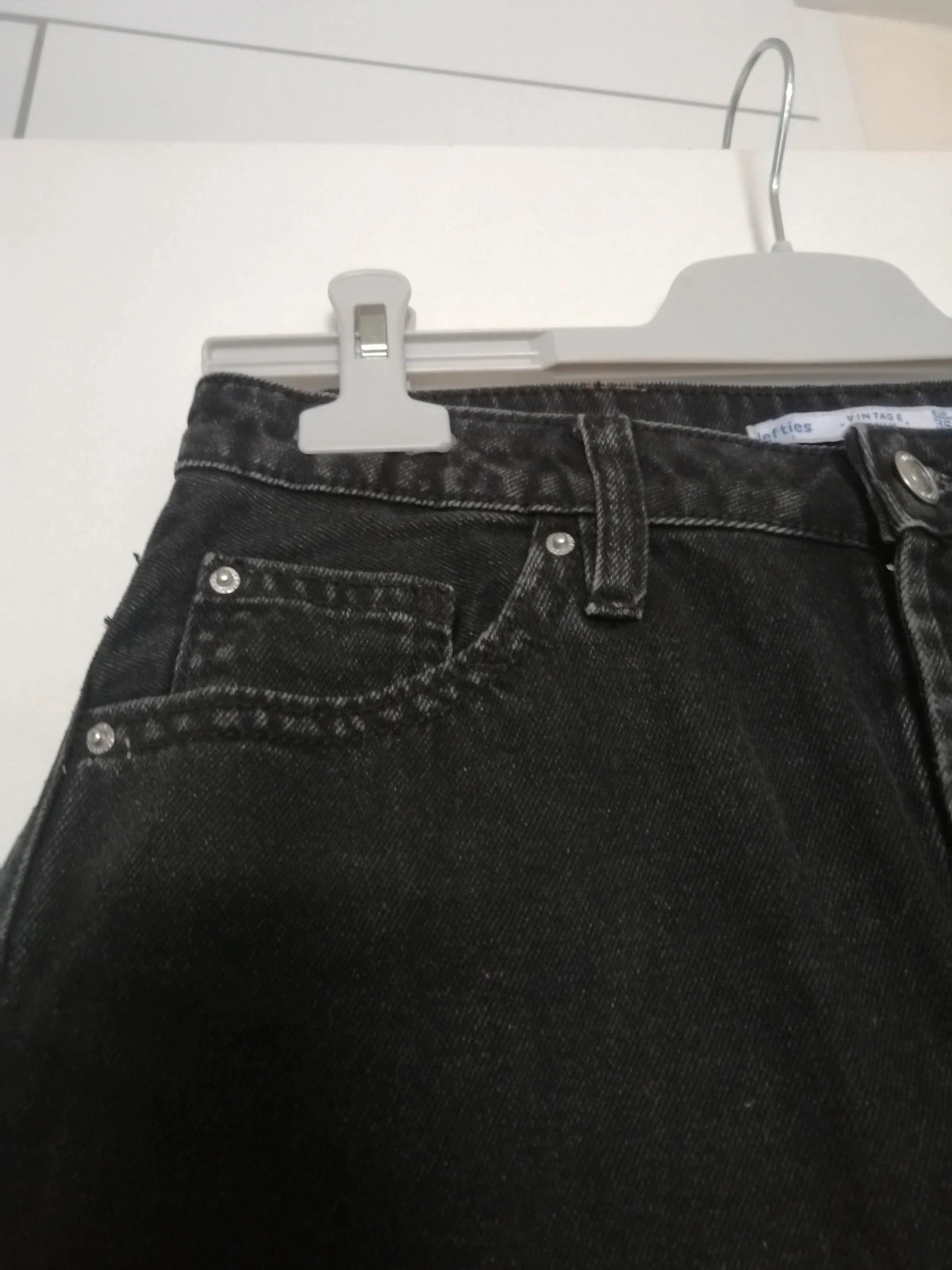 Bermuda jean noir letfies – Lefties – taille 36 3