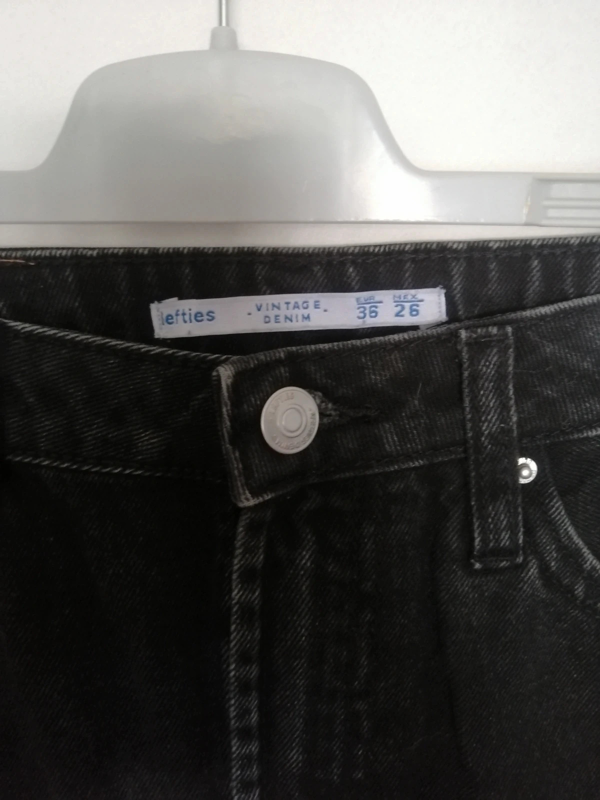 Bermuda jean noir letfies – Lefties – taille 36 4