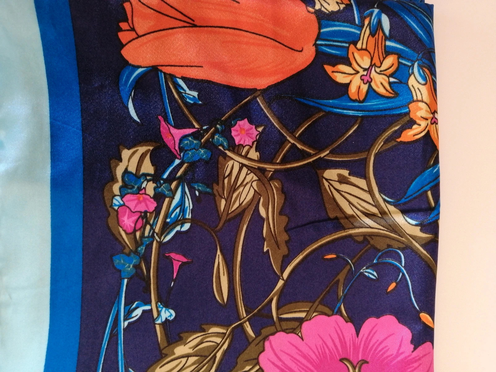 Carré foulard coloré – peone – taille Taille unique 3