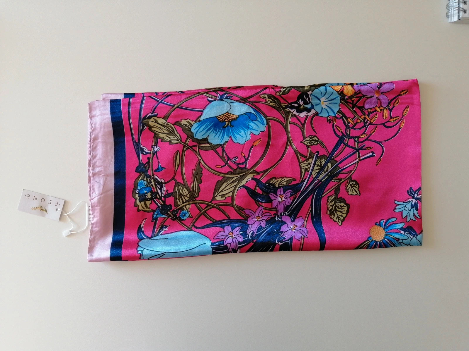 Carré foulard coloré – peone – taille Taille unique 3