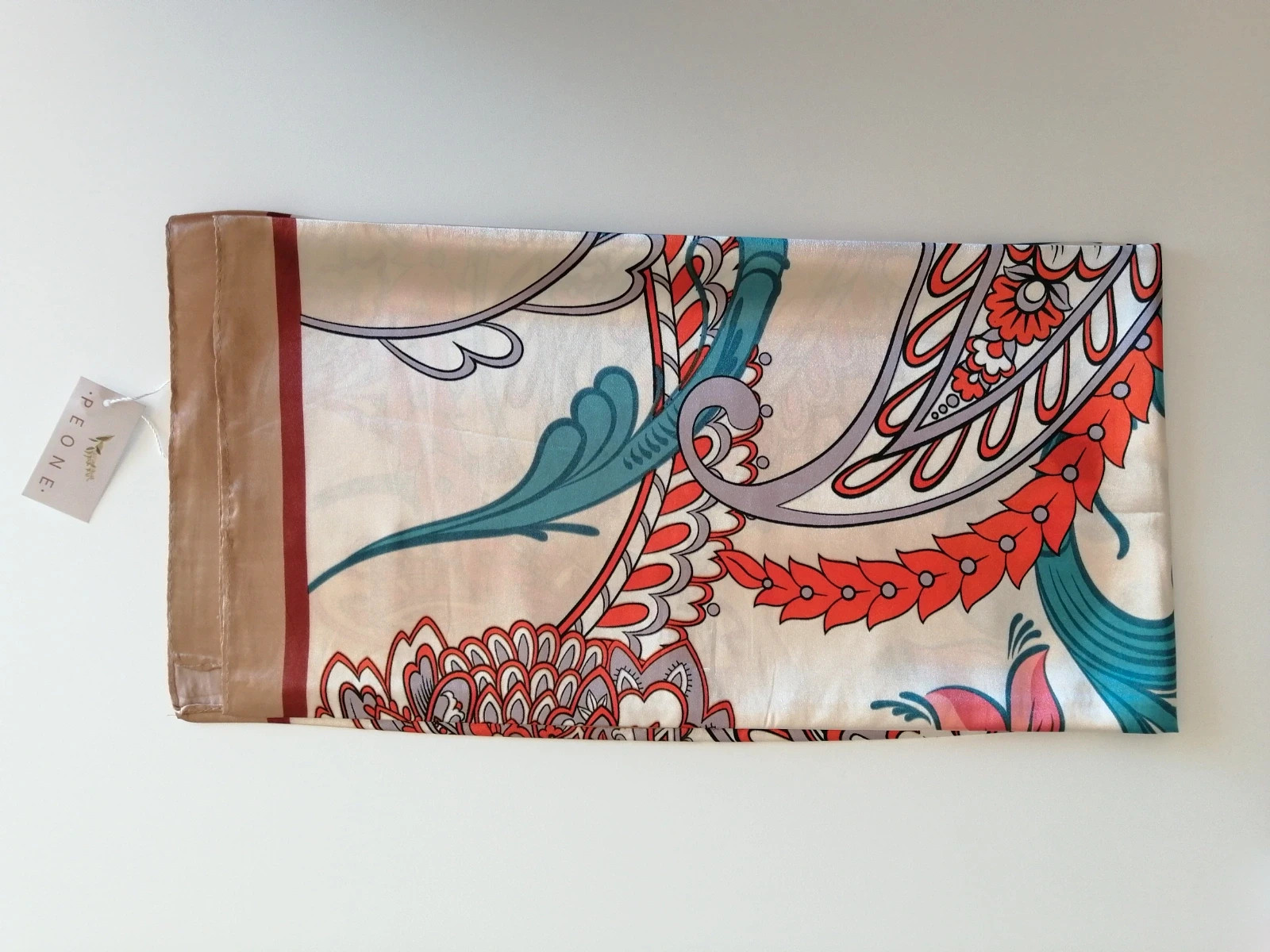 Carré foulard coloré – peone – taille Taille unique 3
