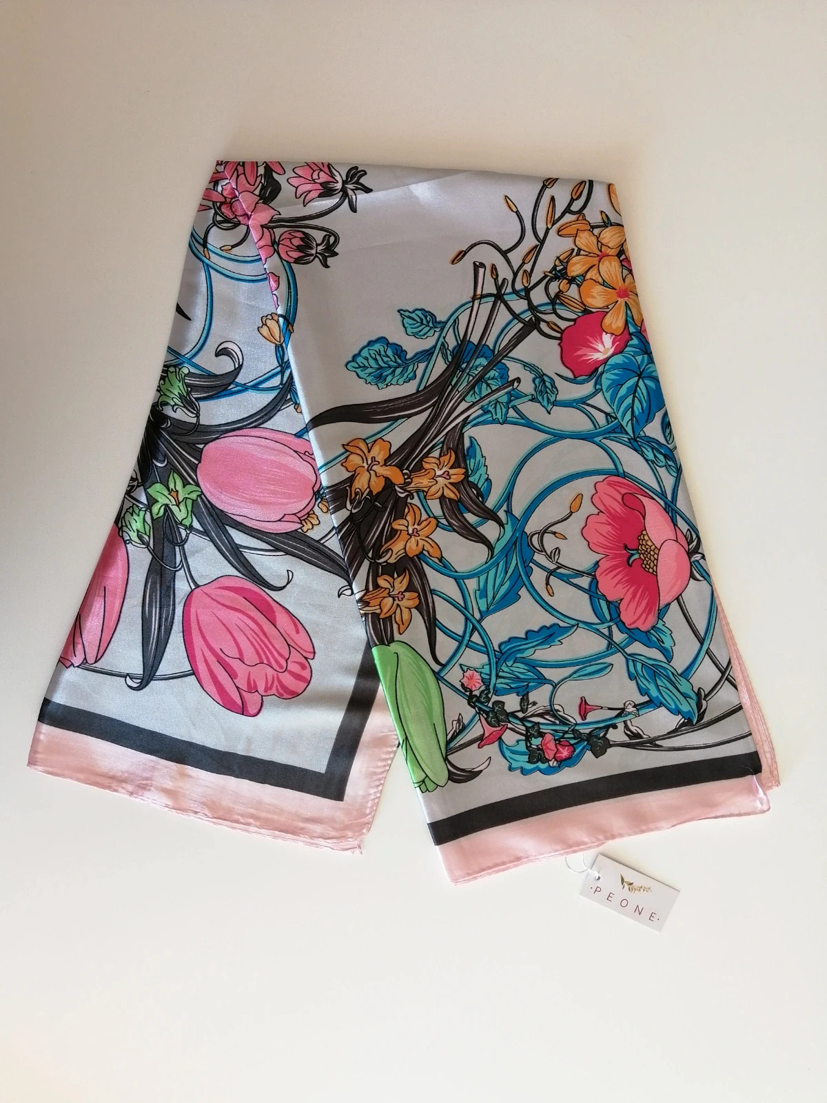 Carré foulard coloré – peone 2