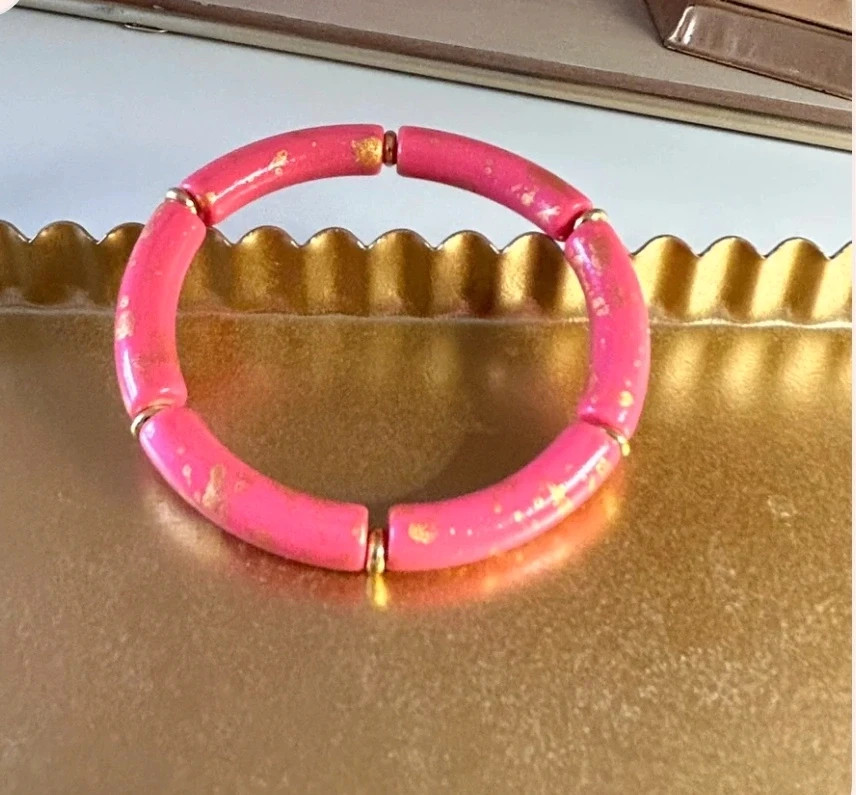 Bracelet pink pearl