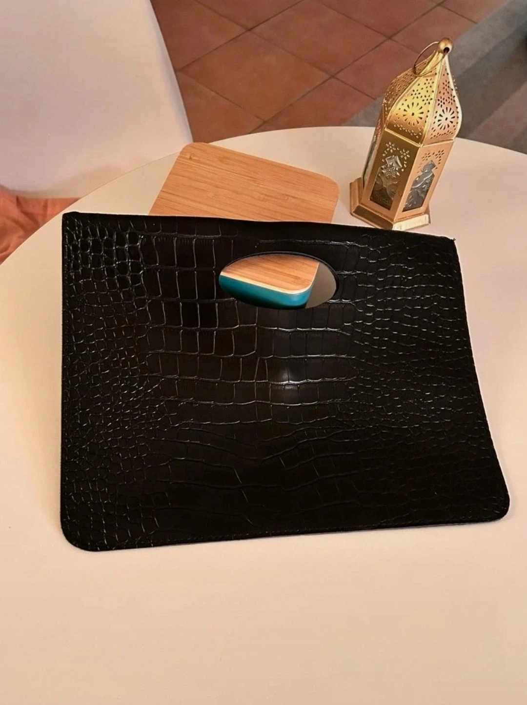 Pochette croco noire – boutique indépendante – taille Taille unique 4