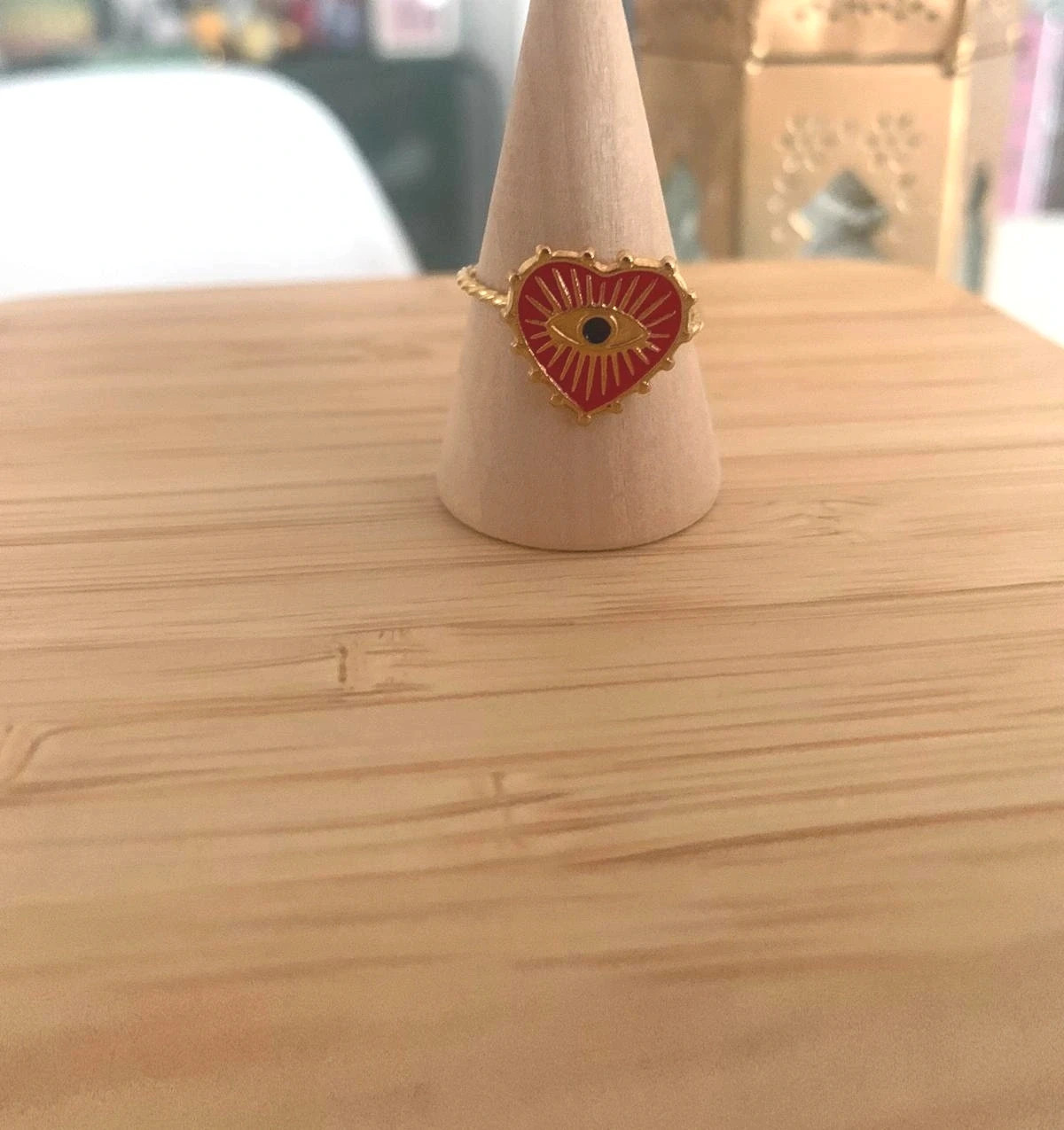 Bague œil ajustable – boutique indepandante – taille L 2