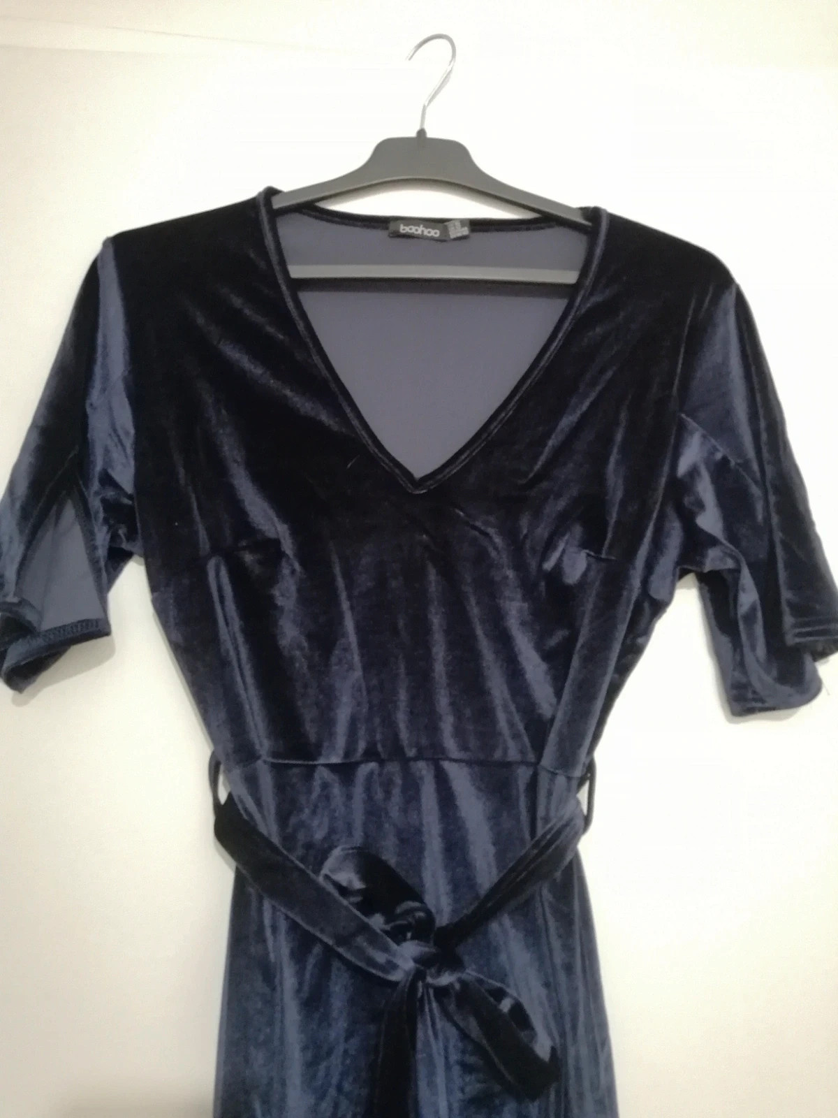 Robe velour violine – Boohoo – taille XL 3