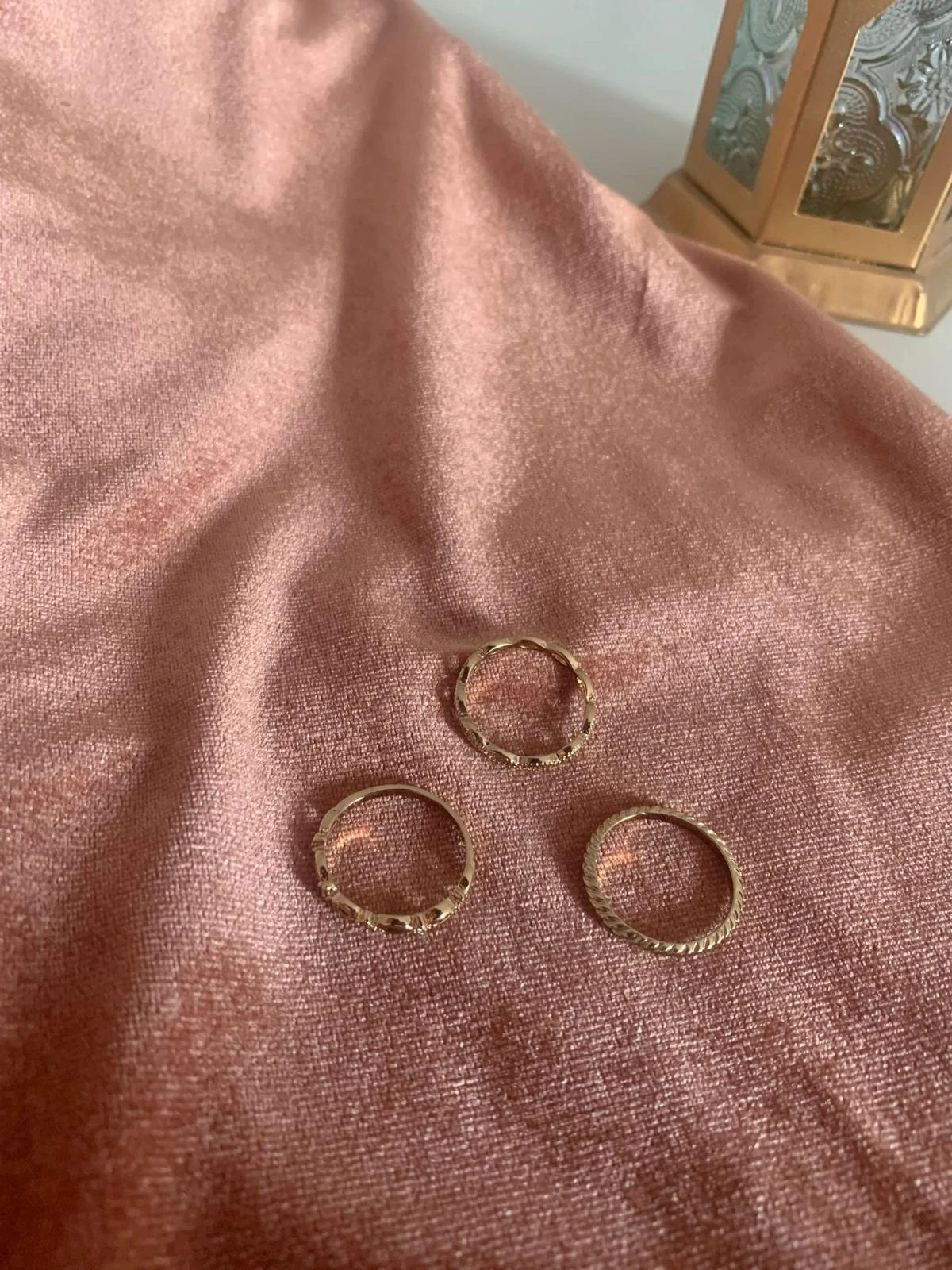 3 bagues neuves – taille 16,9 mm 2