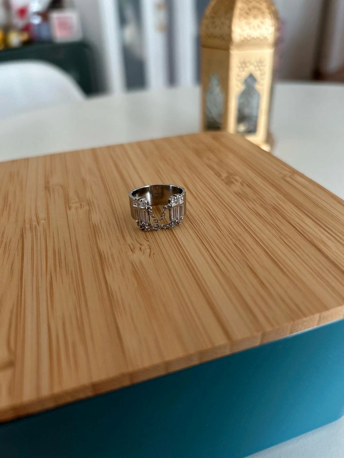 Bague avec chaînettes – boutique indépendante – taille Ajustable 4