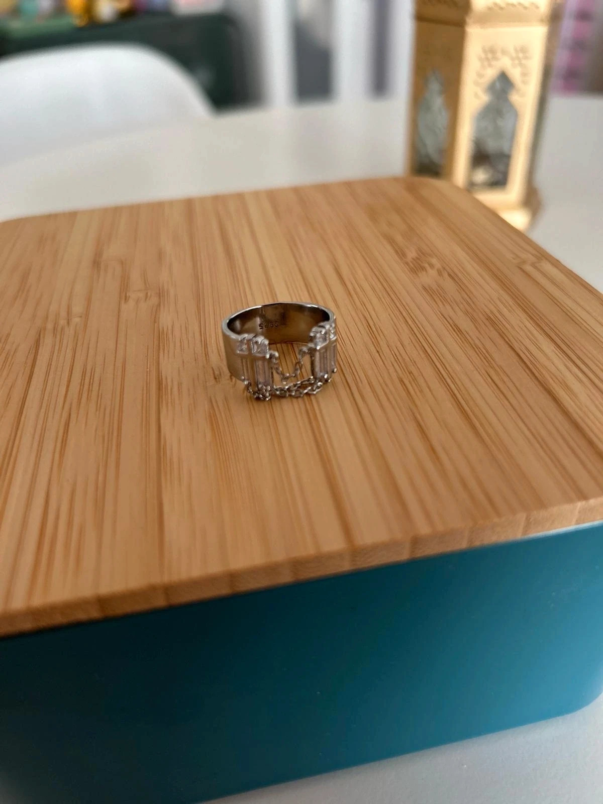 Bague avec chaînettes – boutique indépendante – taille Ajustable 3