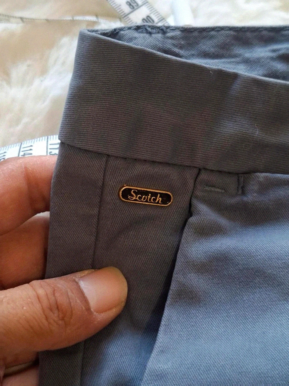 Chino / Pantalon Casual Scotch & Soda (Modèle Stuart) - Gris Bleu / Bleu Gris - Taille W31 / L32 – Scotch & Soda – taille W31 | FR 40 2