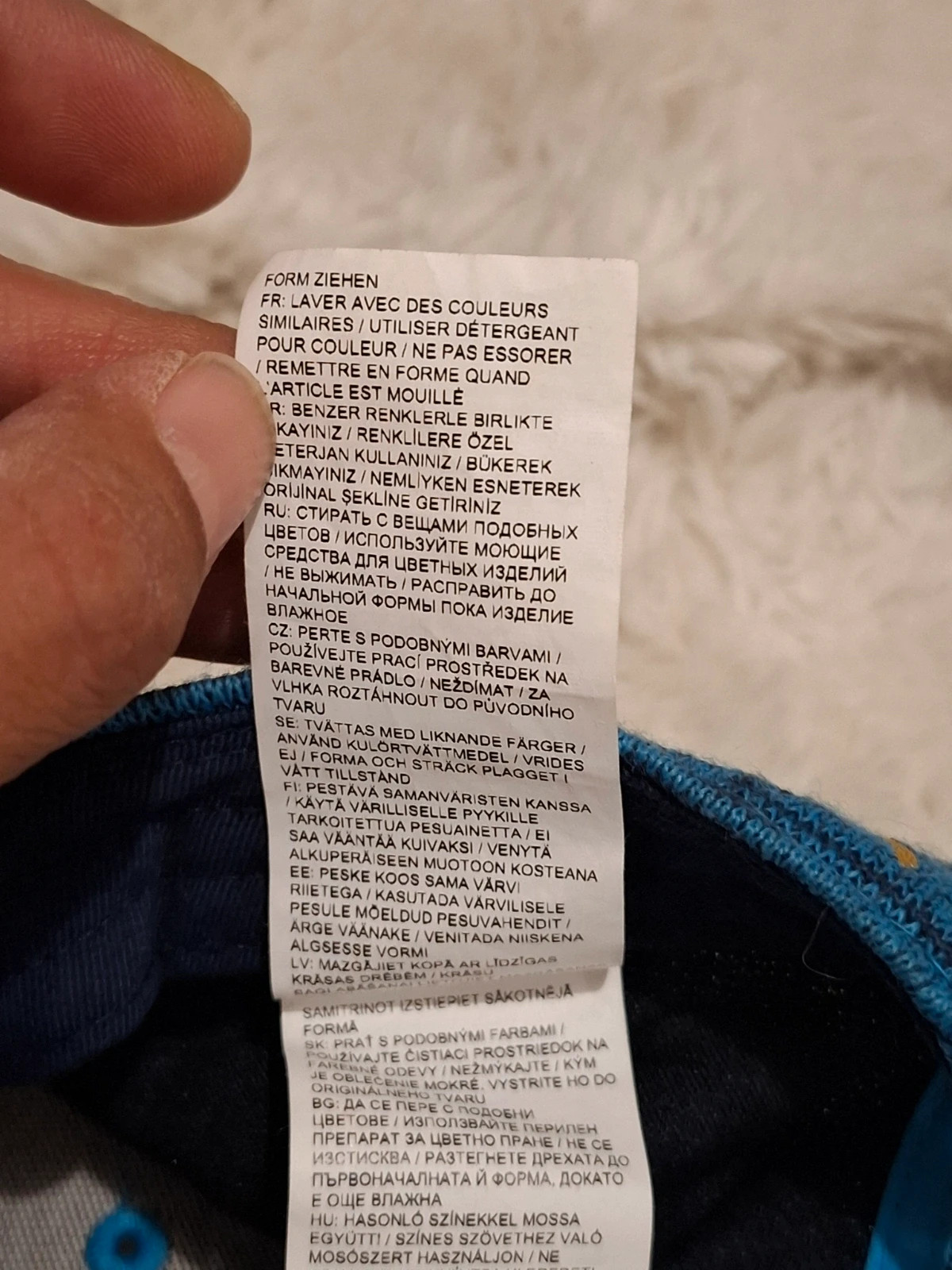 Casquette snapback Puma OM 2019 - Olympique de Marseille - Chiné bleu et marine - Taille réglable – Puma – taille Taille unique 5