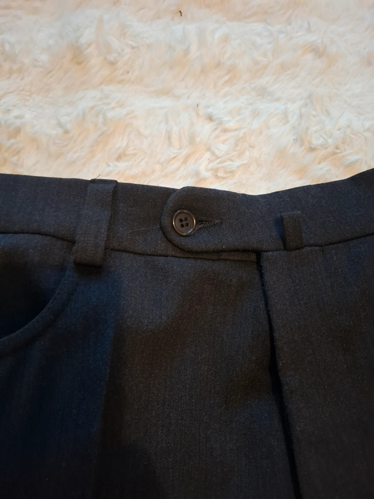 Pantalon de costume tailleur Balmain - Noir - Stretch - Taille 46 – Balmain – taille W36 | FR 46 2