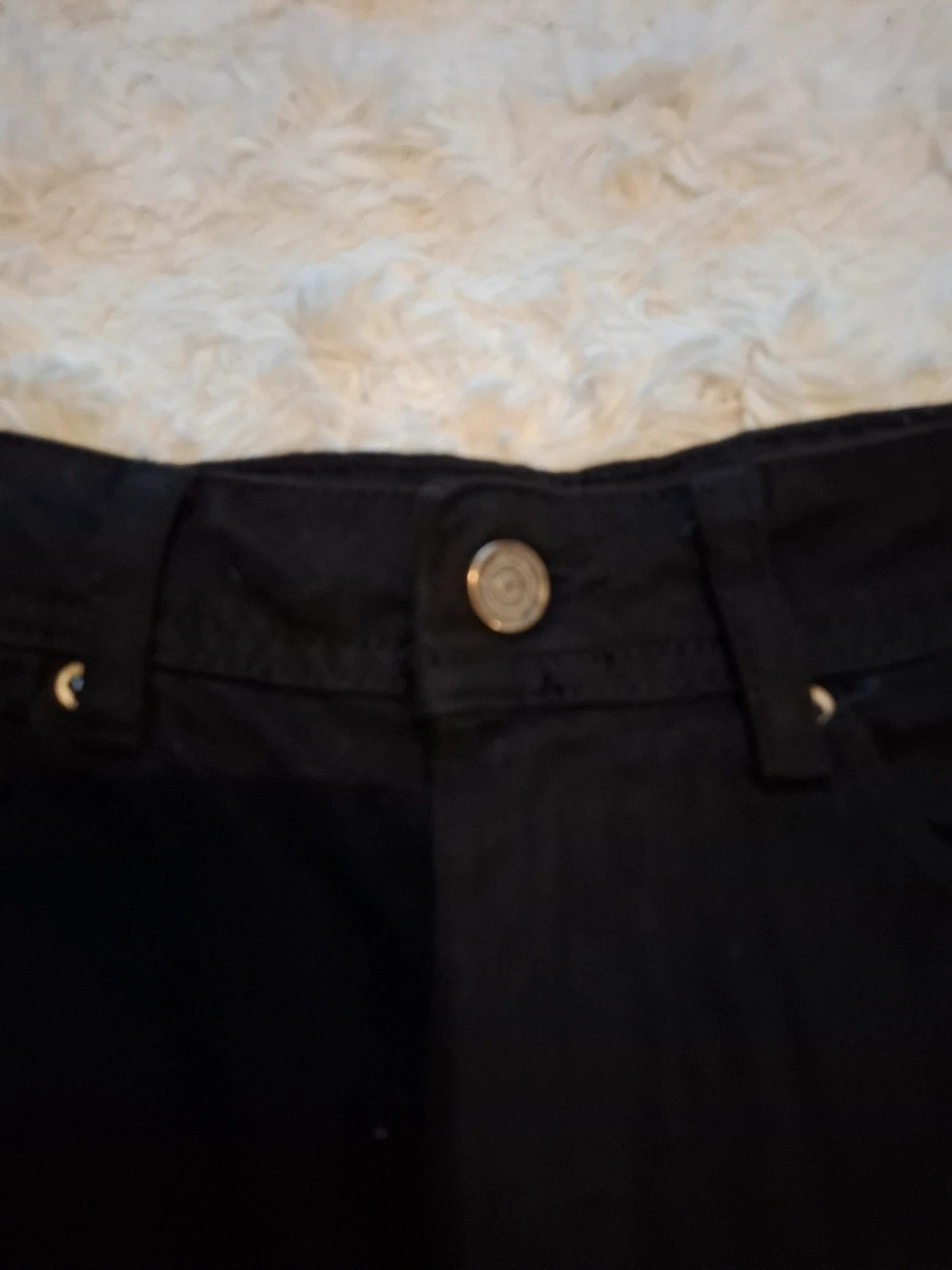 Short en jean Sud Express - Noir - Broderie étoiles - Taille 36 – SUD Express – taille S / 36 / 8 2