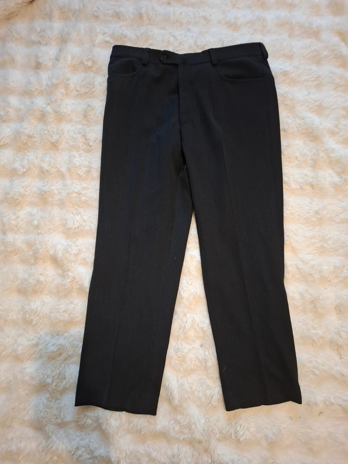 Pantalon de costume tailleur Balmain - Noir - Stretch - Taille 46